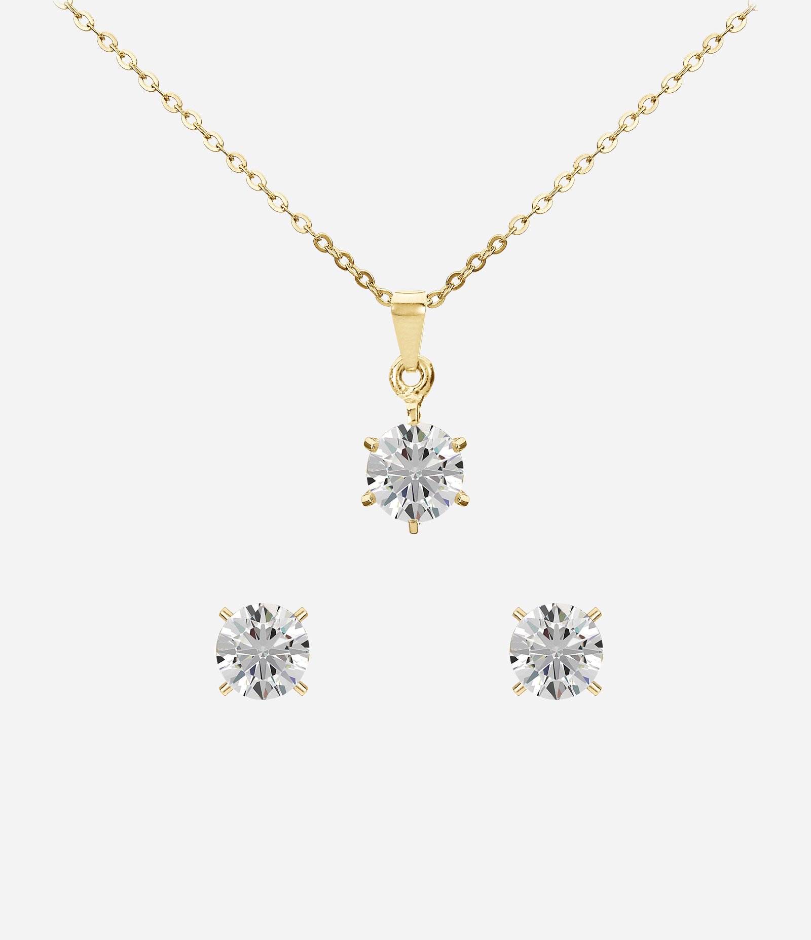 Kit Relógio Analógico Feminino Champion Dourado 2