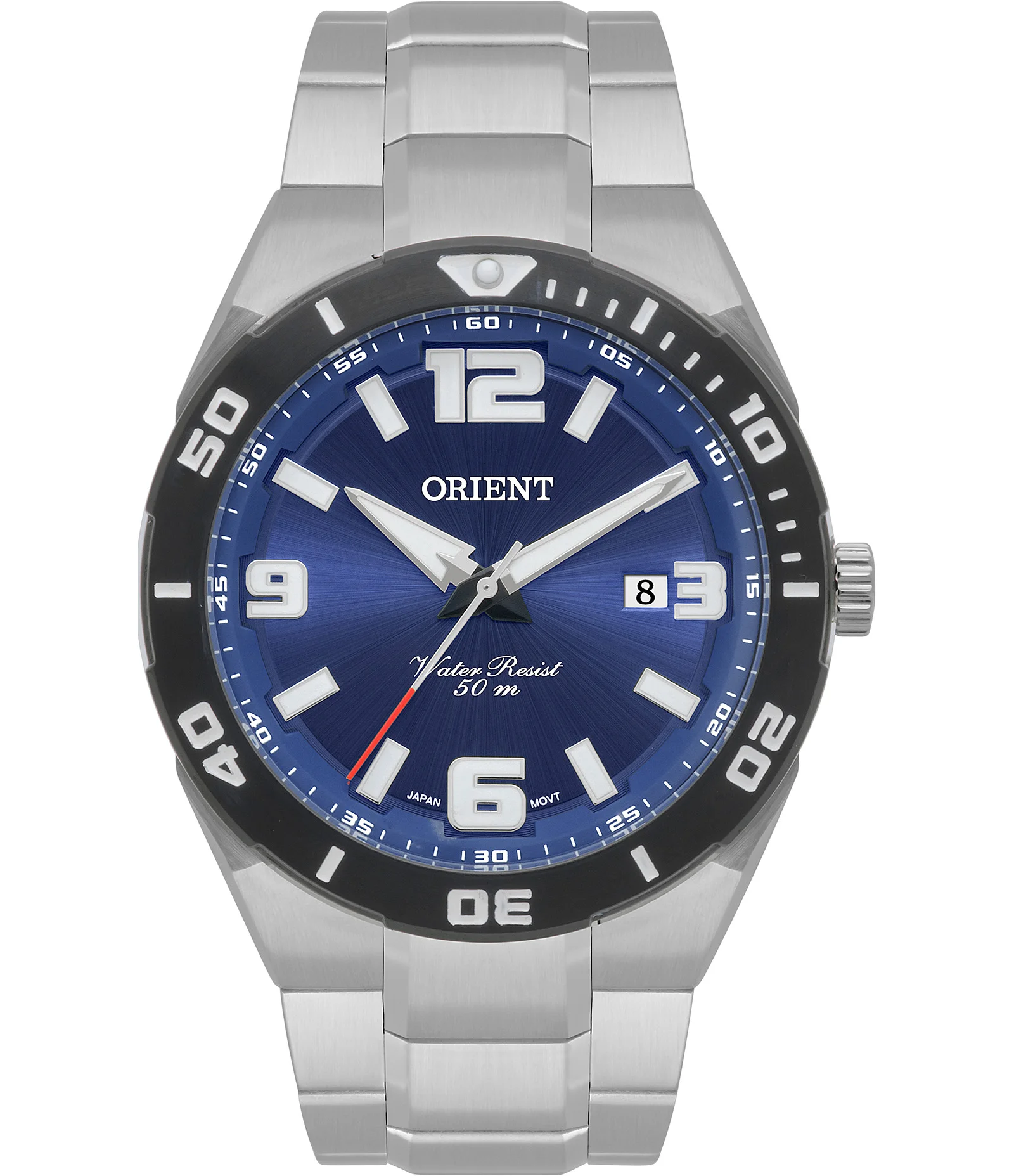 Relógio Analógico Masculino Orient Prata 1