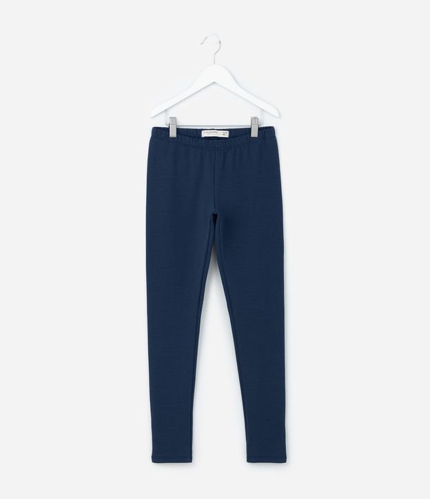 Calça Legging Infantil Quentinha Básica - Tam 5 a 14 Anos