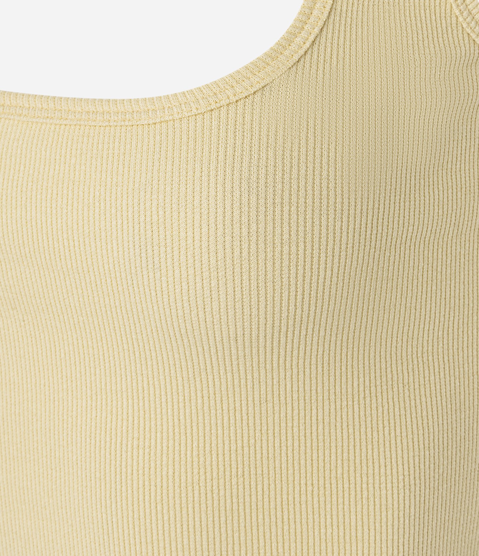 Blusa em Ribana Frente Única Amarelo 6