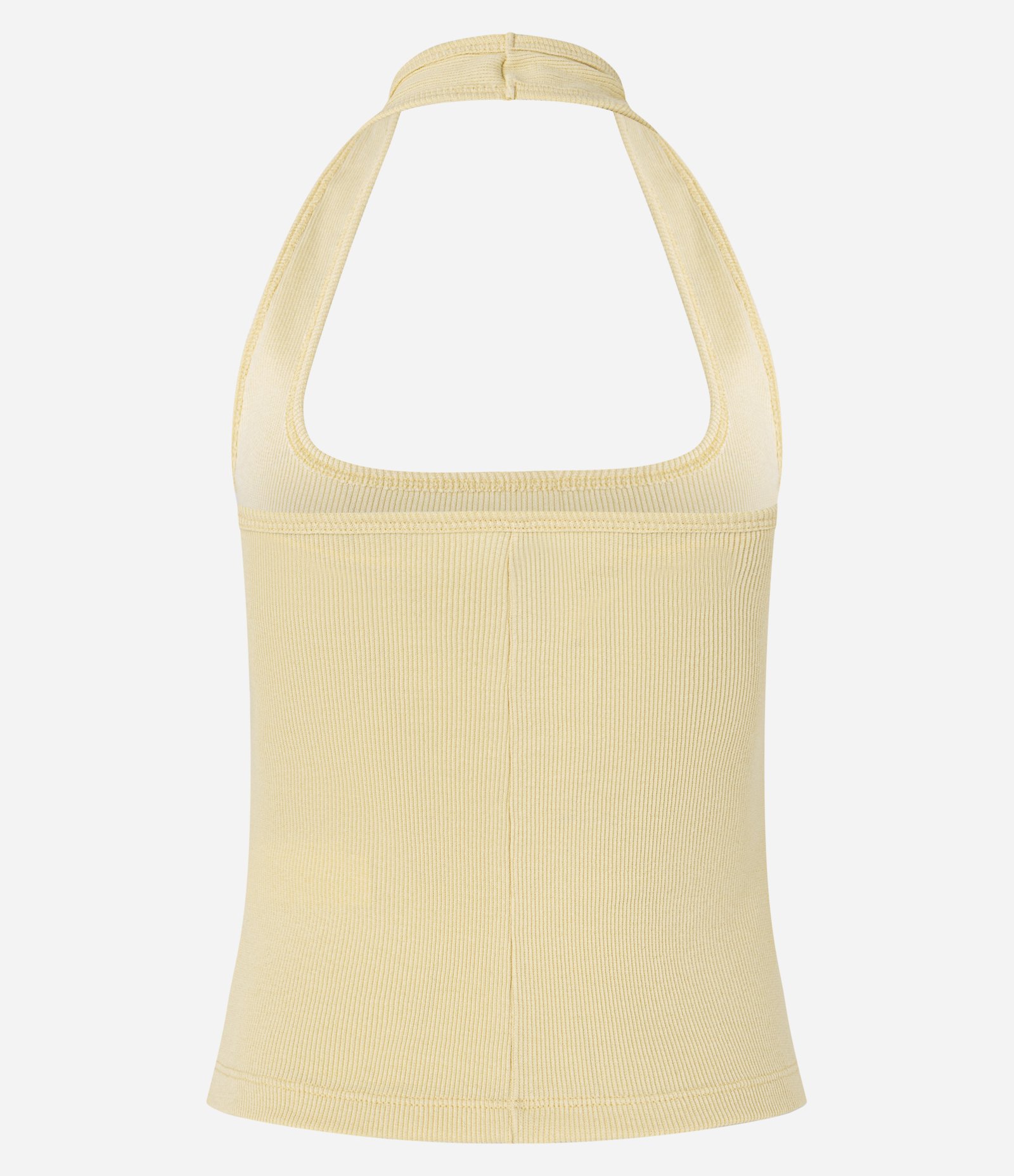 Blusa em Ribana Frente Única Amarelo 7