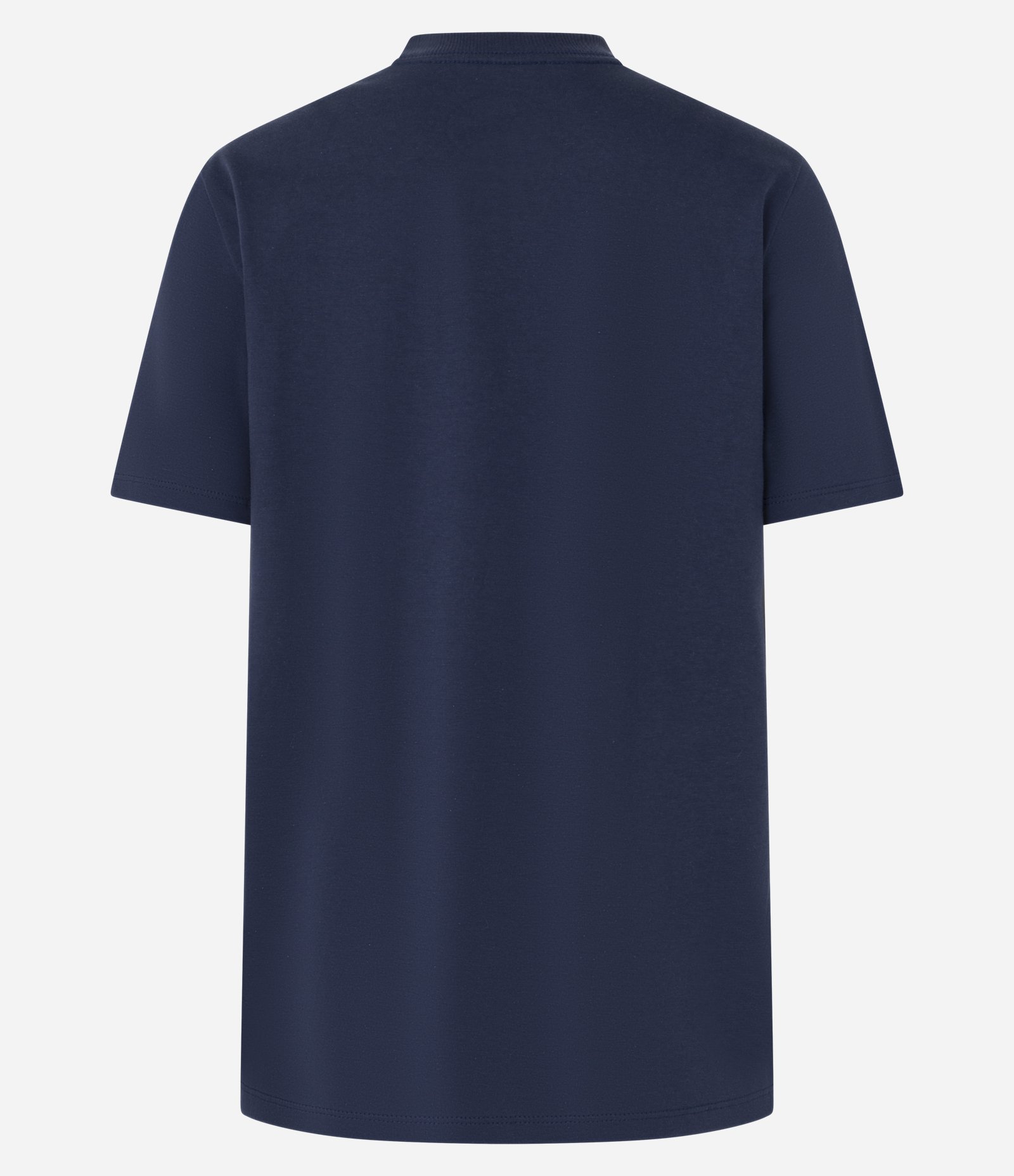 Camiseta Alongada em Algodão com Estampa Stitch Chilled Vibes Azul 5