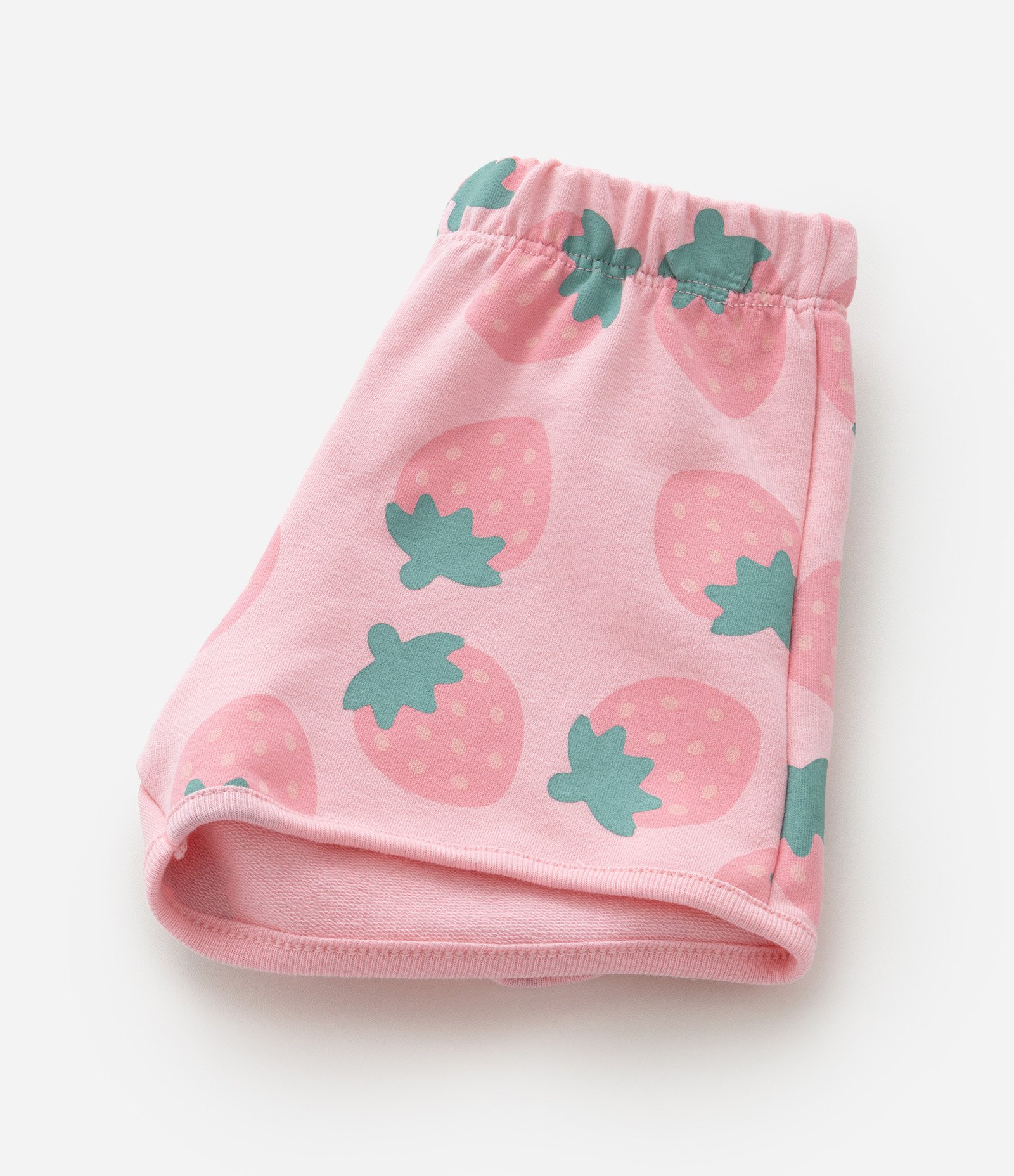 Conjunto Infantil com Estampa de Moranguinhos Minnie - Tam 1 a 6 Anos Branco 8