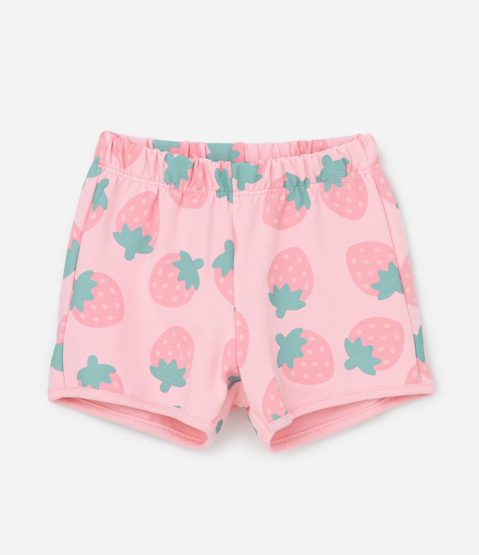 Conjunto Infantil com Estampa de Moranguinhos Minnie - Tam 1 a 6 Anos Branco 4