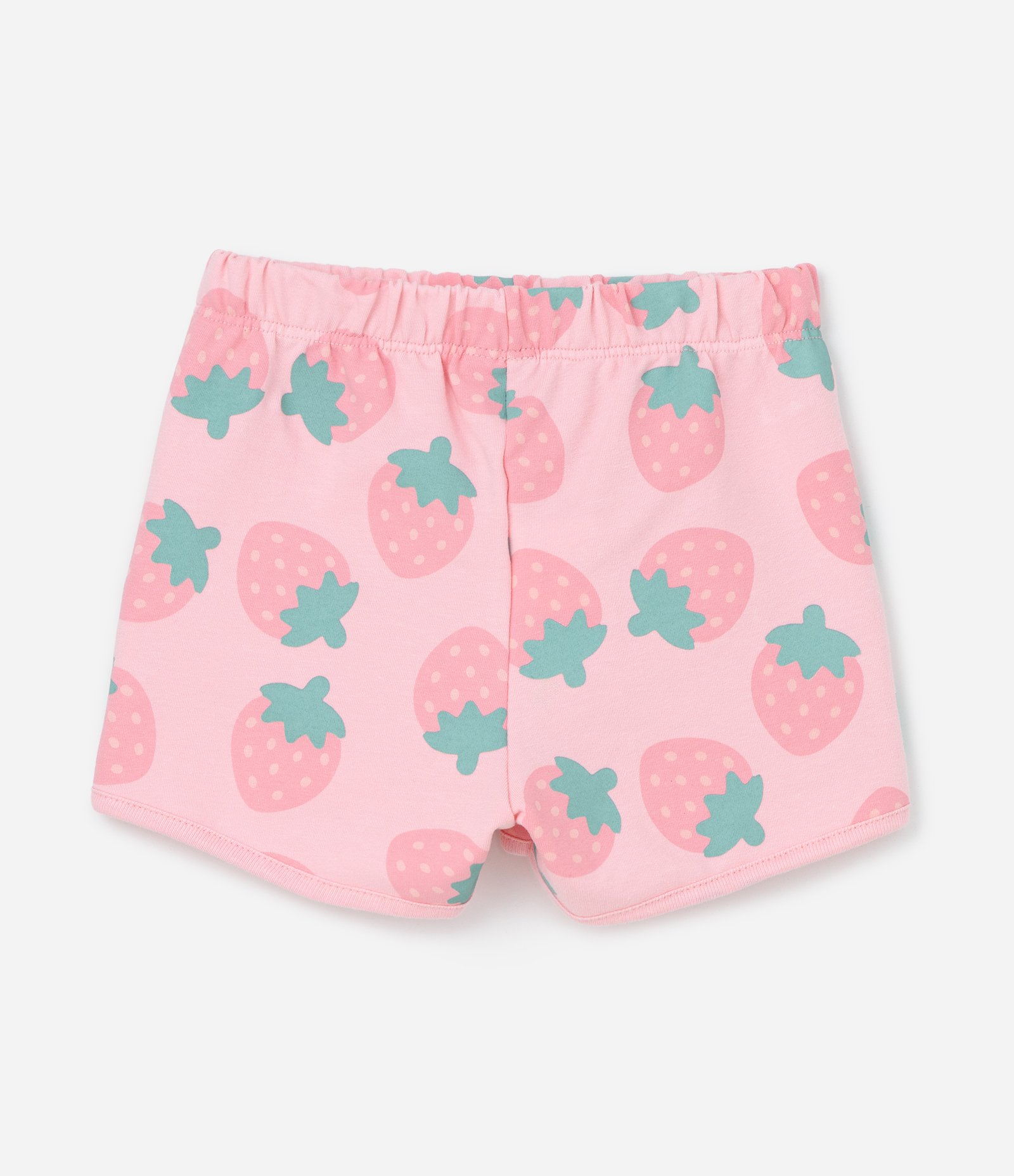 Conjunto Infantil com Estampa de Moranguinhos Minnie - Tam 1 a 6 Anos Branco 5