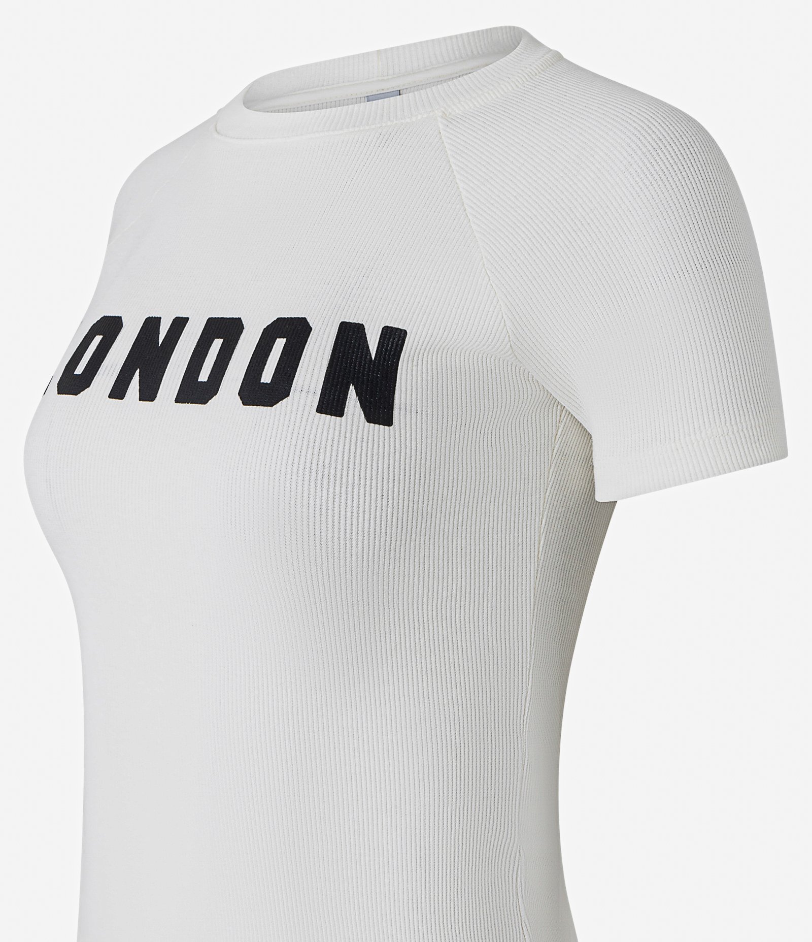 Blusa New T-shirt em Algodão com Estampa London Branco 2