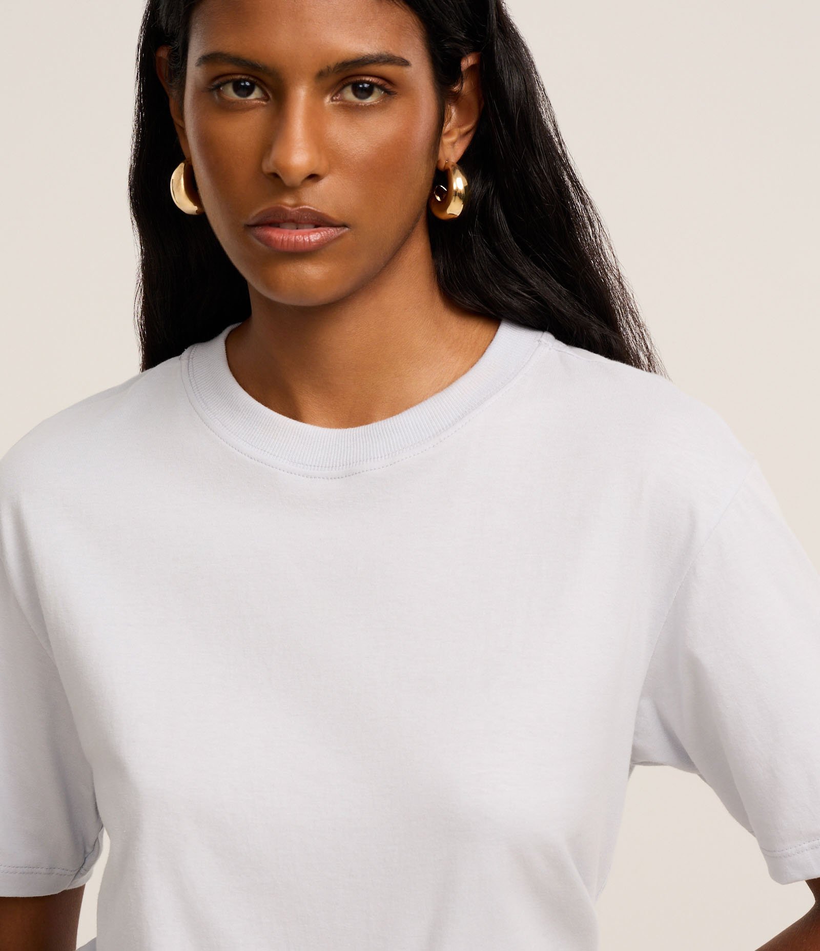 Camiseta em Algodão com Gola Redonda 3