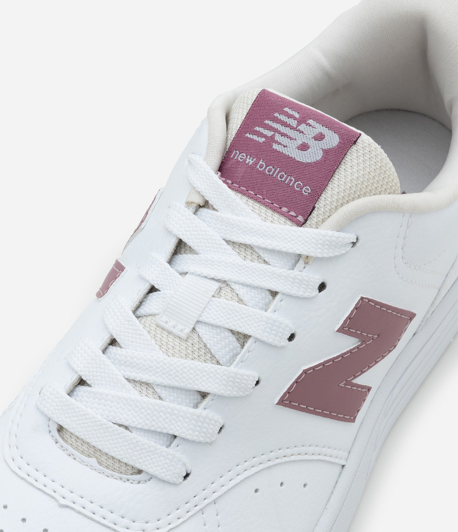 Tênis Casual BB80 New Balance Branco/Rosa 4