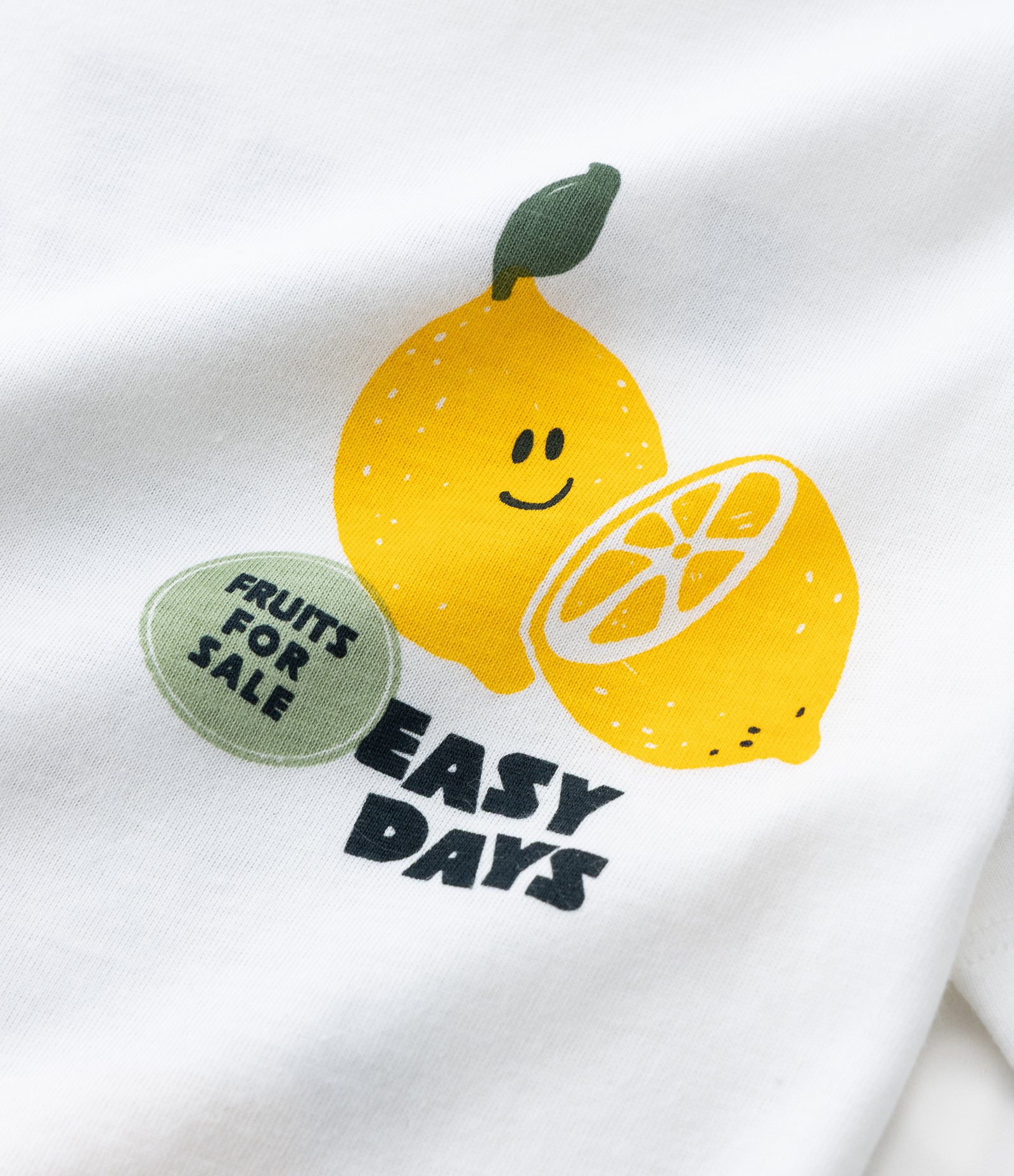 Conjunto Infantil Curto com Estampa de Limão e Xadrez Vichy - Tam 1 a 6 Anos Branco/Preto 8