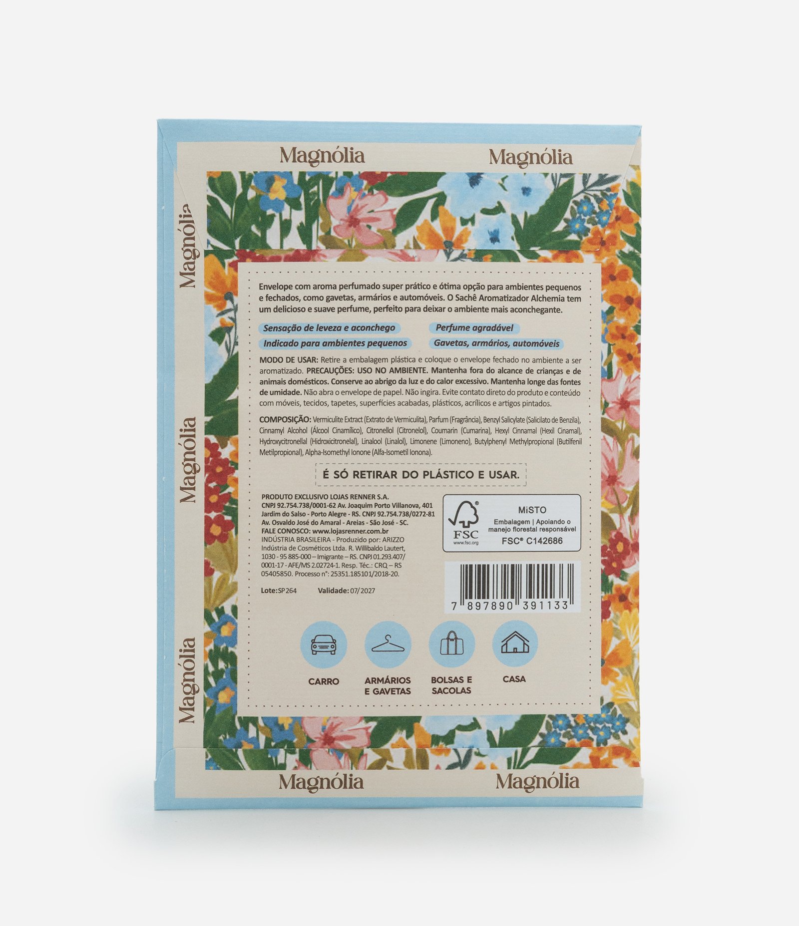 Sachê Perfumado Magnólia Alchemia 12g 2