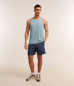 Bermuda Regular Esportiva com Cós Elástico