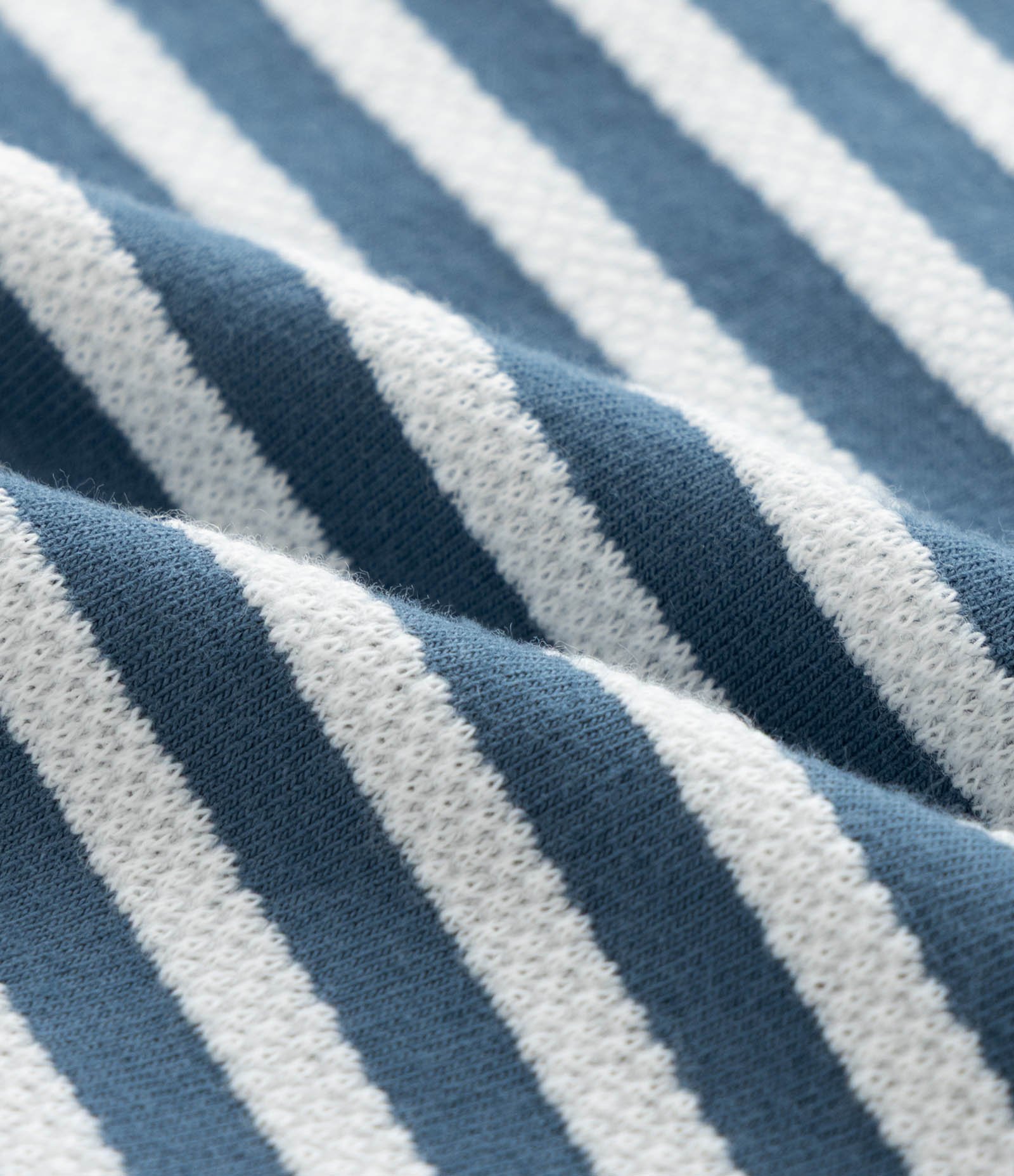 Jardineira Infantil com Estampa de Listras e Texturizada - Tam  0 a 18 Meses Azul 4