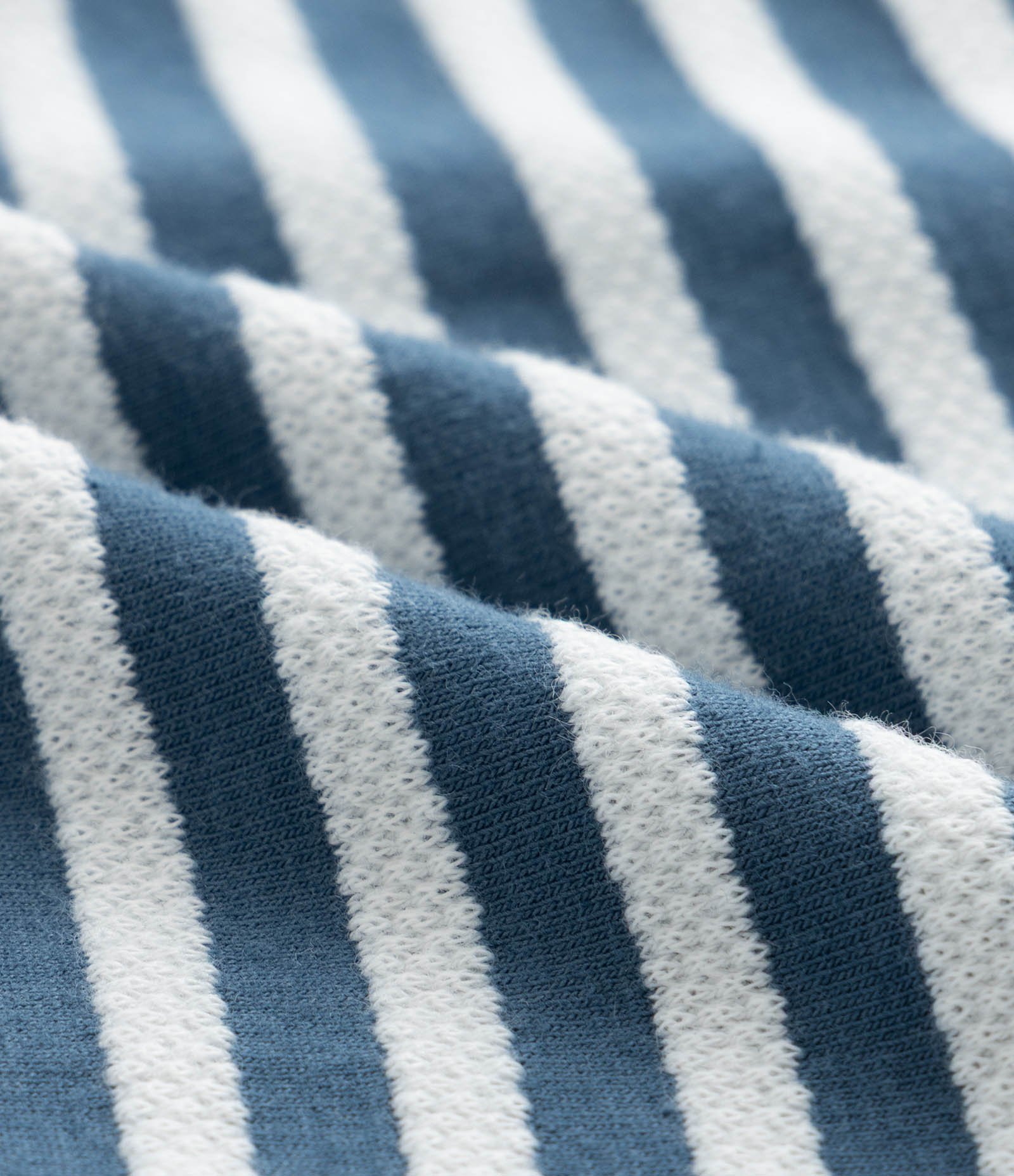 Conjunto Body Bermuda e Babador em Cotton Estampa de Listras - Tam 0 a 18 Meses Branco/Azul 11