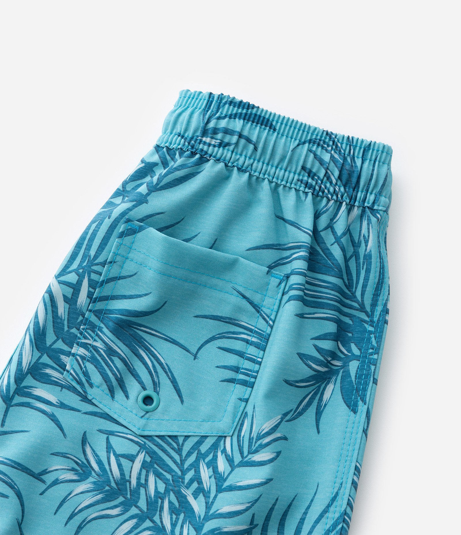 Bermuda Infantil com Estampa Folhagens - Tam 5 a 14 Anos Azul 4