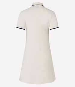 Vestido Sportcore Curto em Algodão com Contrastes