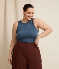 Regata em Ribana com Brilhos Curve & Plus Size