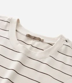 Blusa Regata em Ribana com Listras Curve & Plus Size