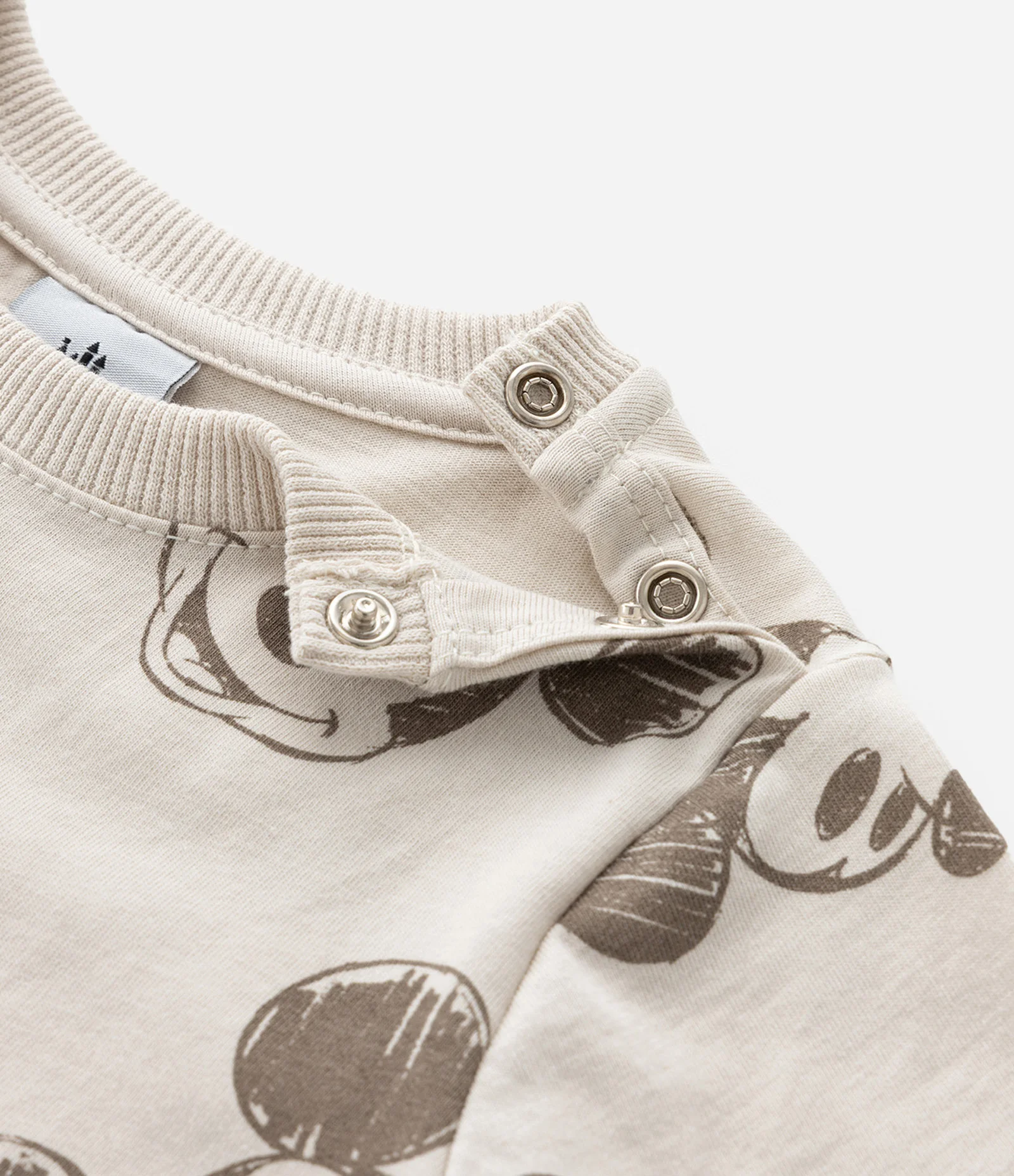 Conjunto Infantil em Moletom com Estampa Mickey - Tam 0 a 18 Meses Marrom 10