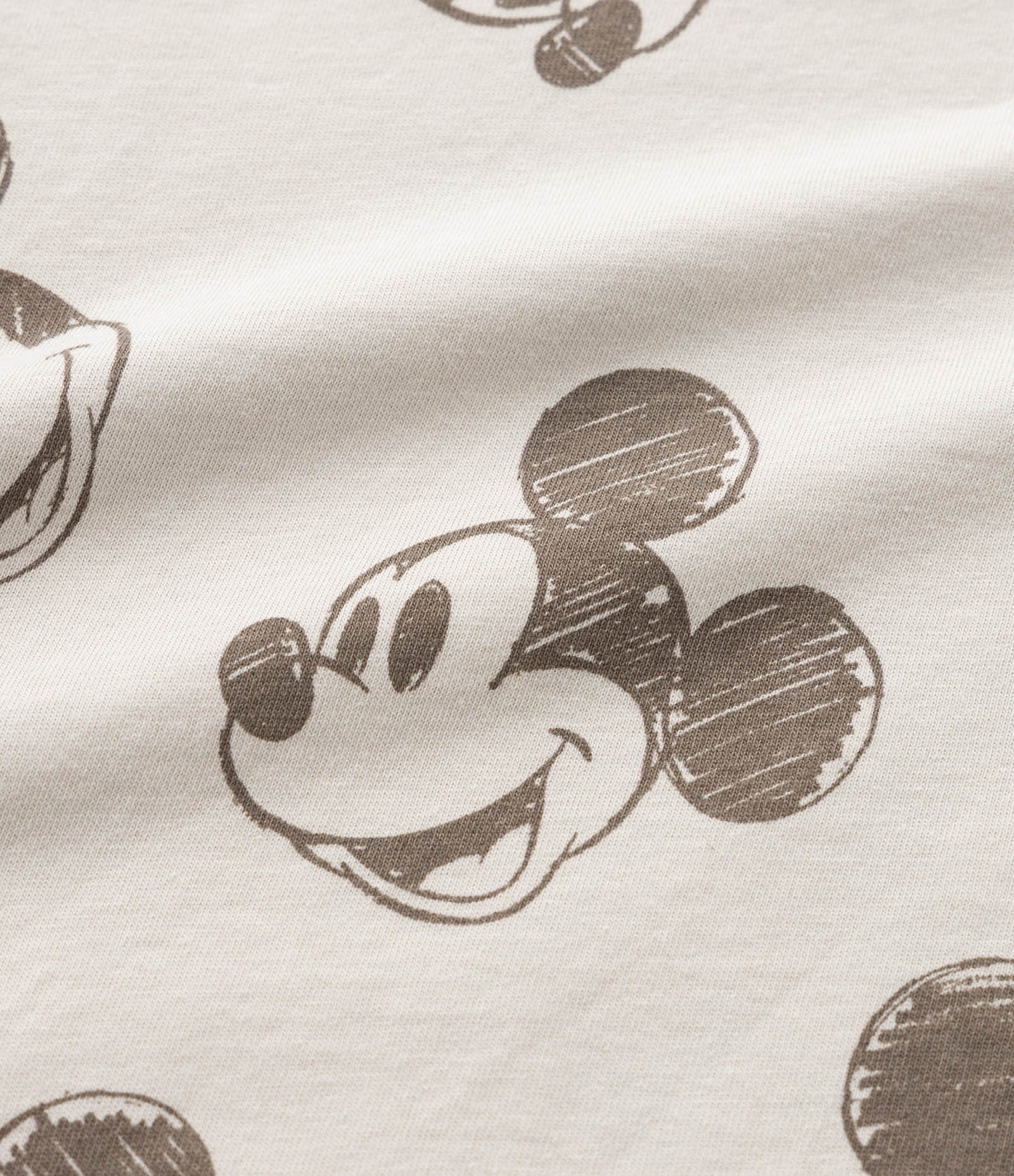 Conjunto Infantil em Moletom com Estampa Mickey - Tam 0 a 18 Meses Marrom 8