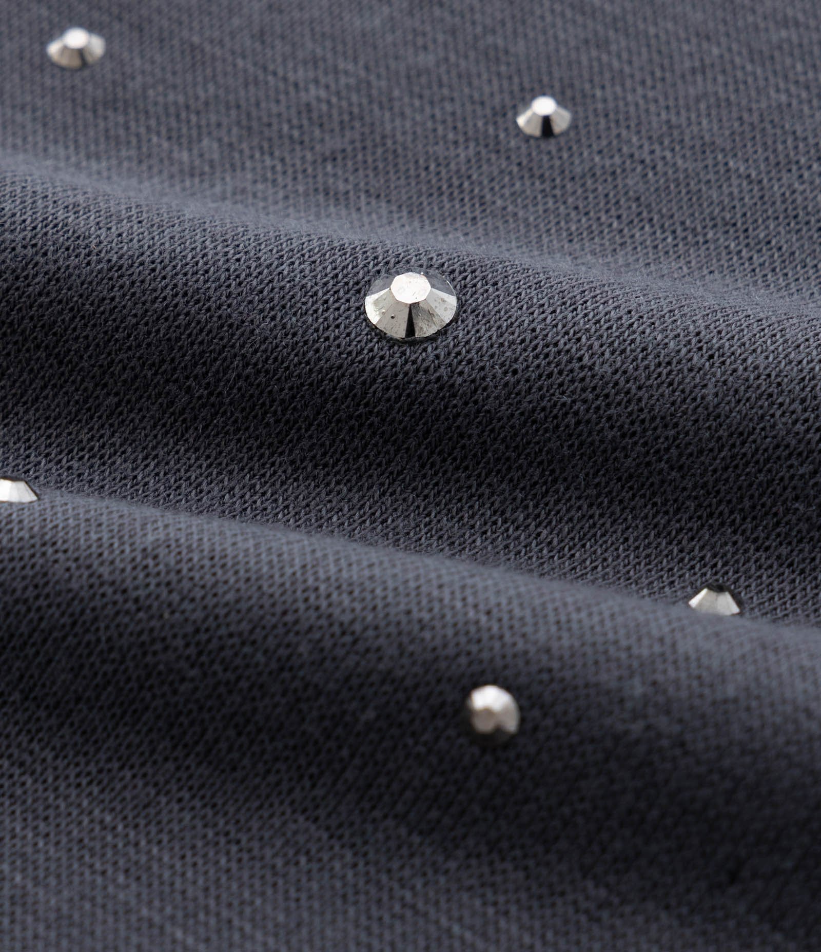 Camiseta com Brilhos Salpicados Curve & Plus Size Cinza 6