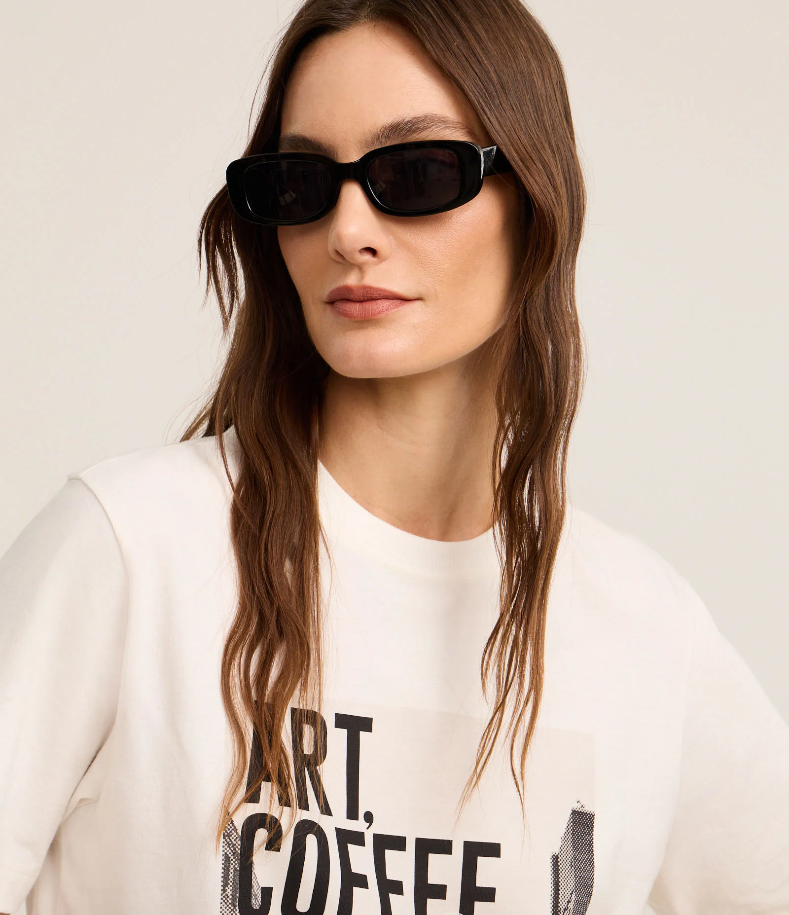 Camiseta em Algodão com Estampa Art Coffee Soho Branco 4