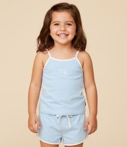 Camiseta Infantil Regular de Alcinha Garden Club - Tam 1 a 6 Anos