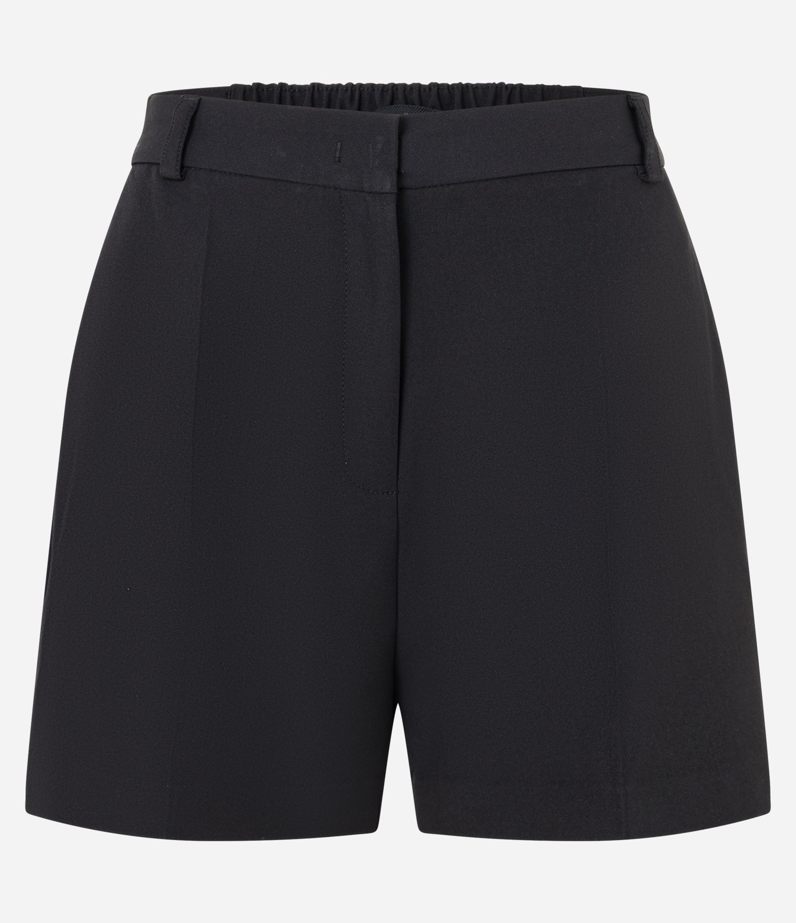 Short Alfaiatado Maquinetado com Frisos Preto 5