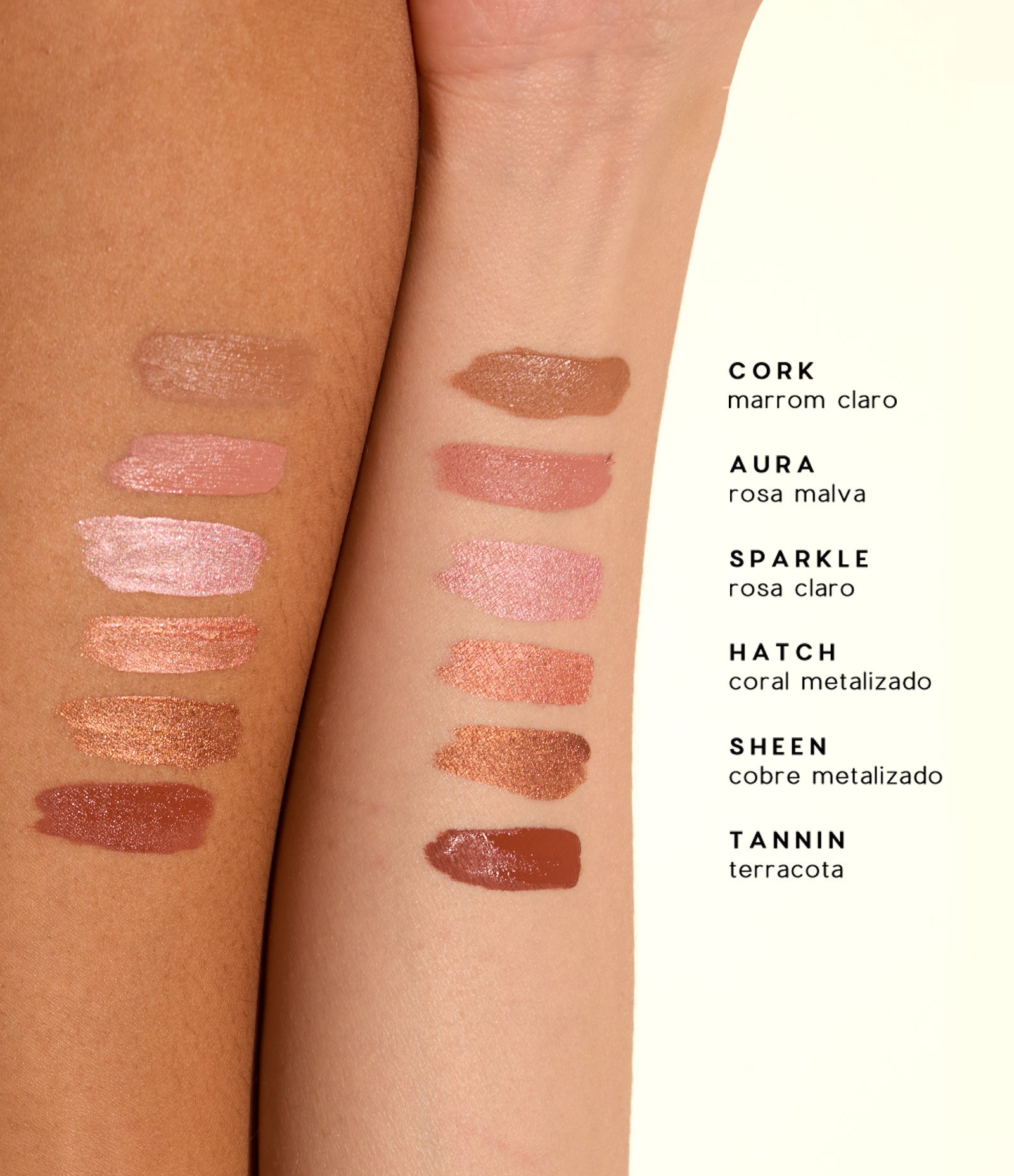 Sombra Líquida Ocèane Cork Marrom Claro 8