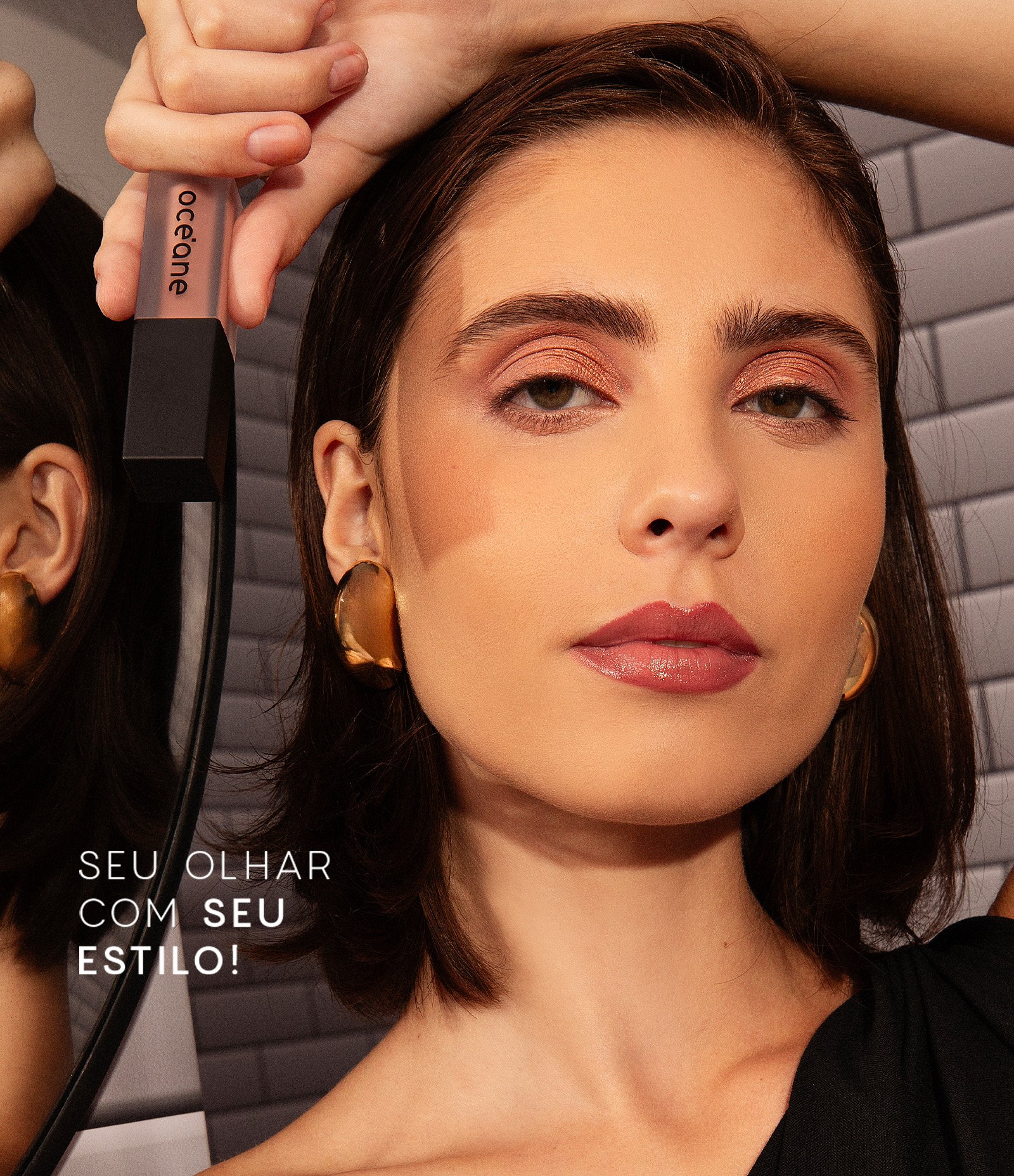 Sombra Líquida Ocèane Aura Rosa 5