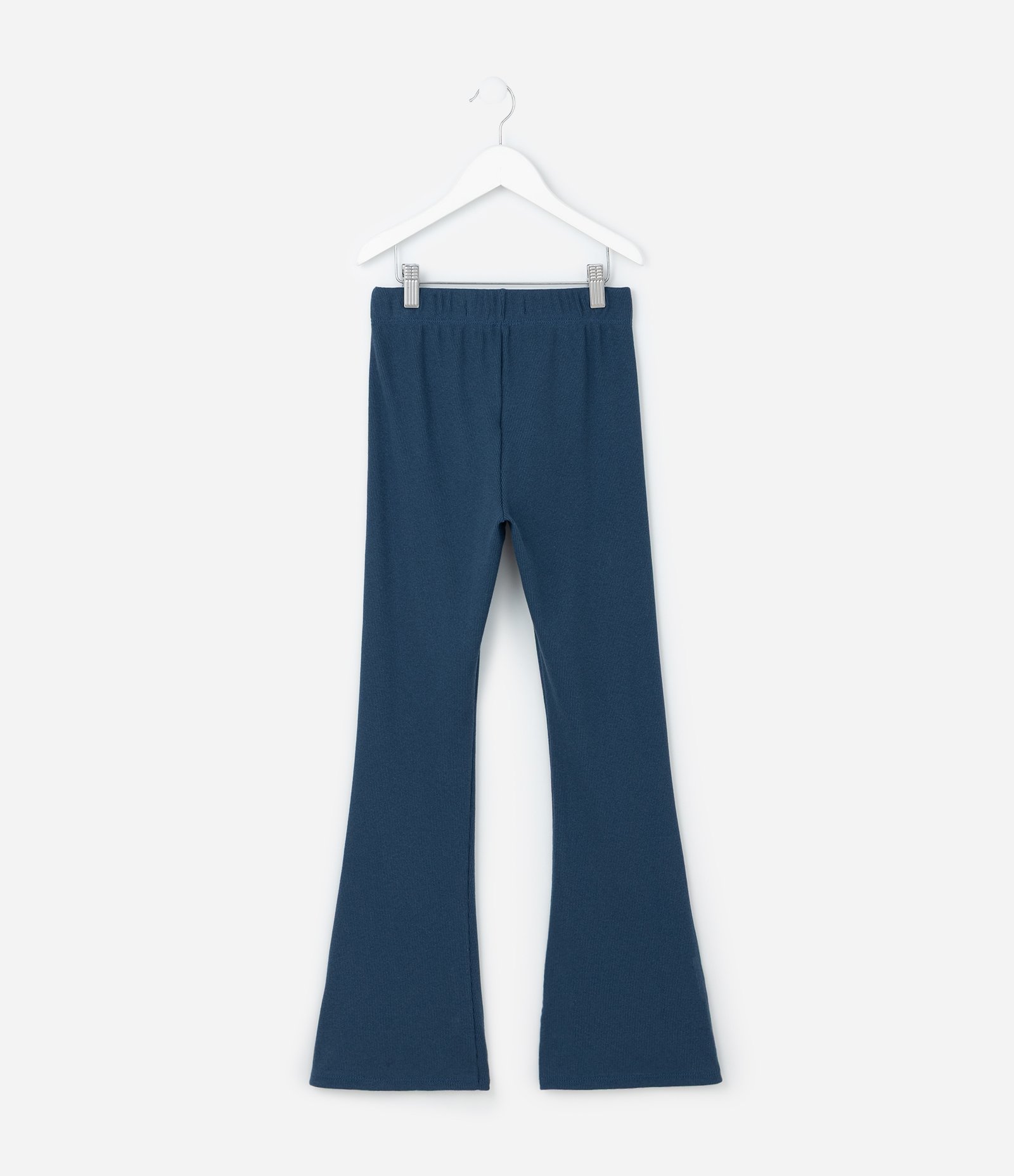 Calça Flare Infantil Básica em Ribana - Tam 5 a 14 anos Azul Escuro 3