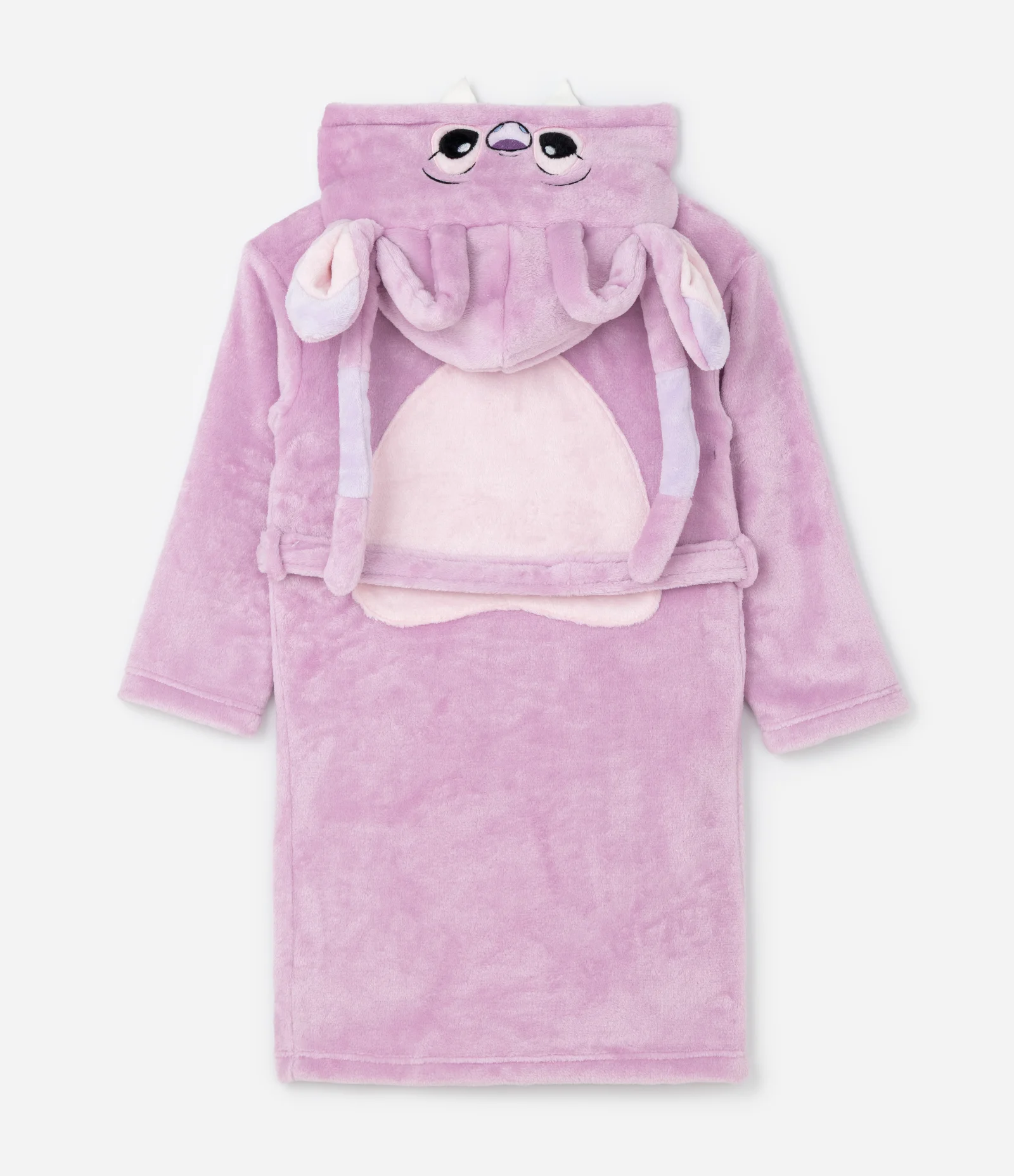 Roupão Infantil Felpudo com Capuz Personagem Angel – Tam 5 a 16 Anos Rosa 2