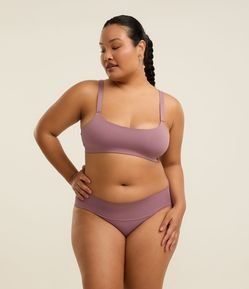Calcinha em Microfibra com Cós Pala Duplo Curve & Plus Size