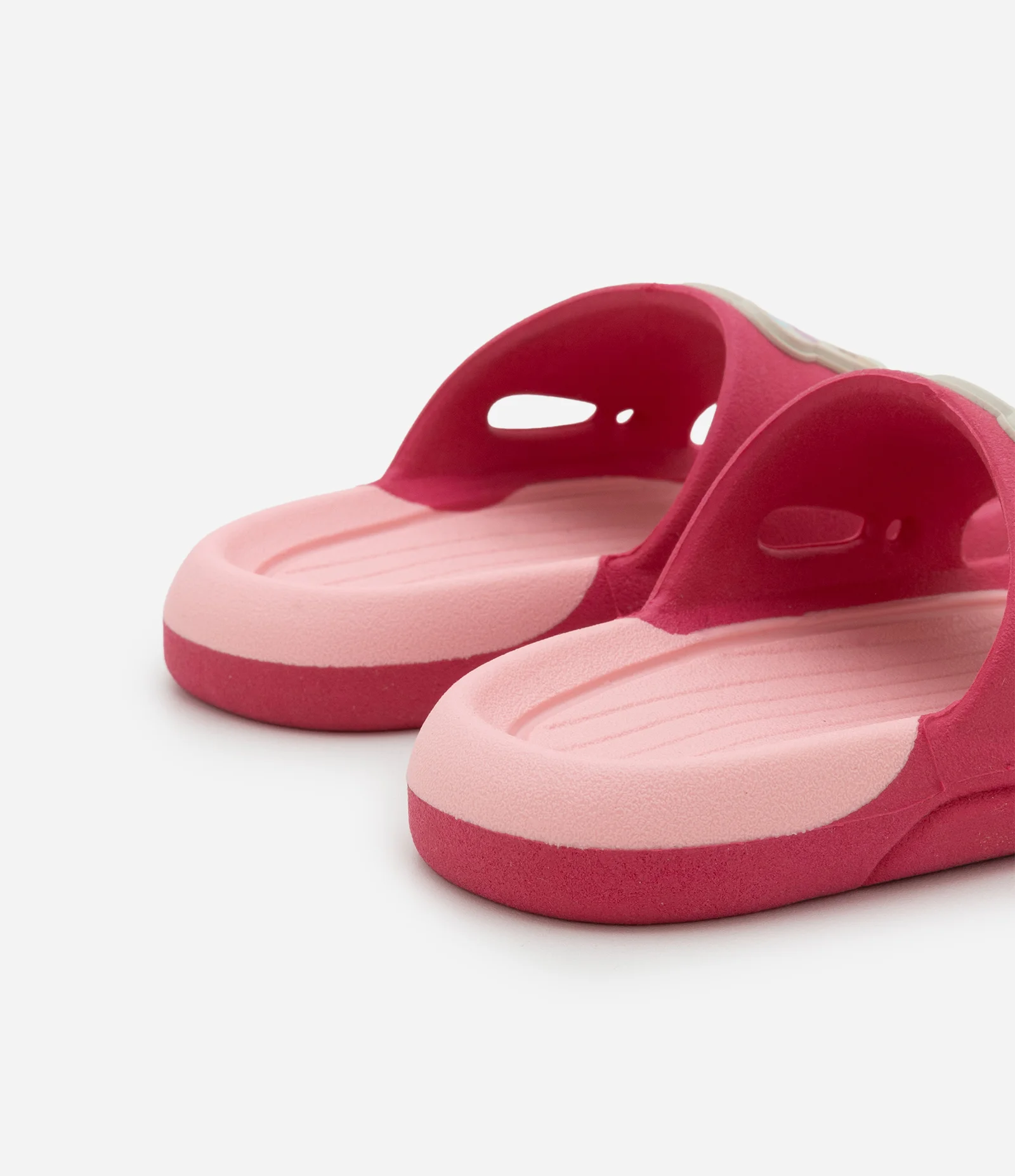 Chinelo Slide Infantil com Patch Ursinho - Tam 24 ao 31 Rosa 2