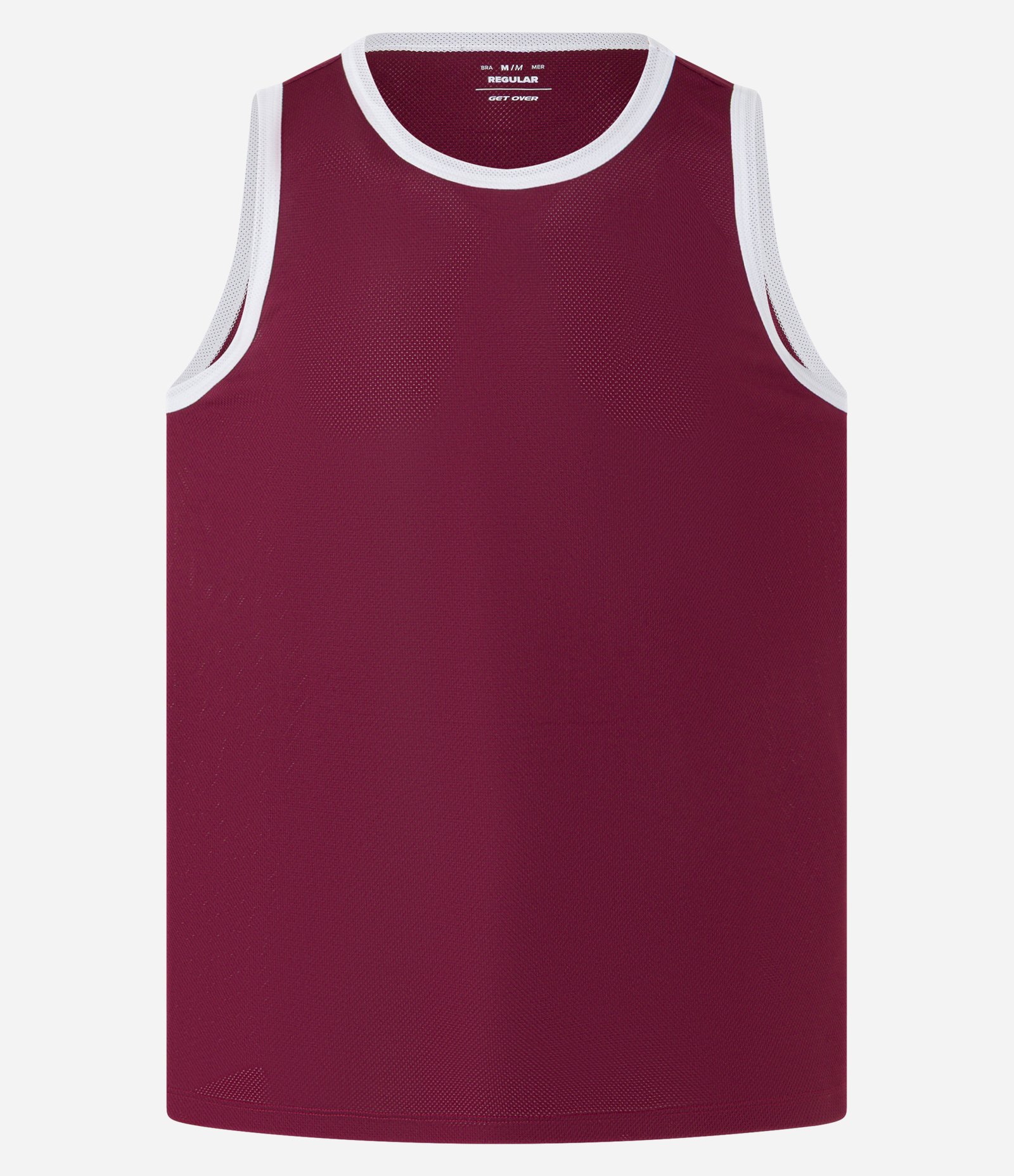 Regata Esportiva Regular com Tecnologia Dry e Viés Contrastante Bordo 4