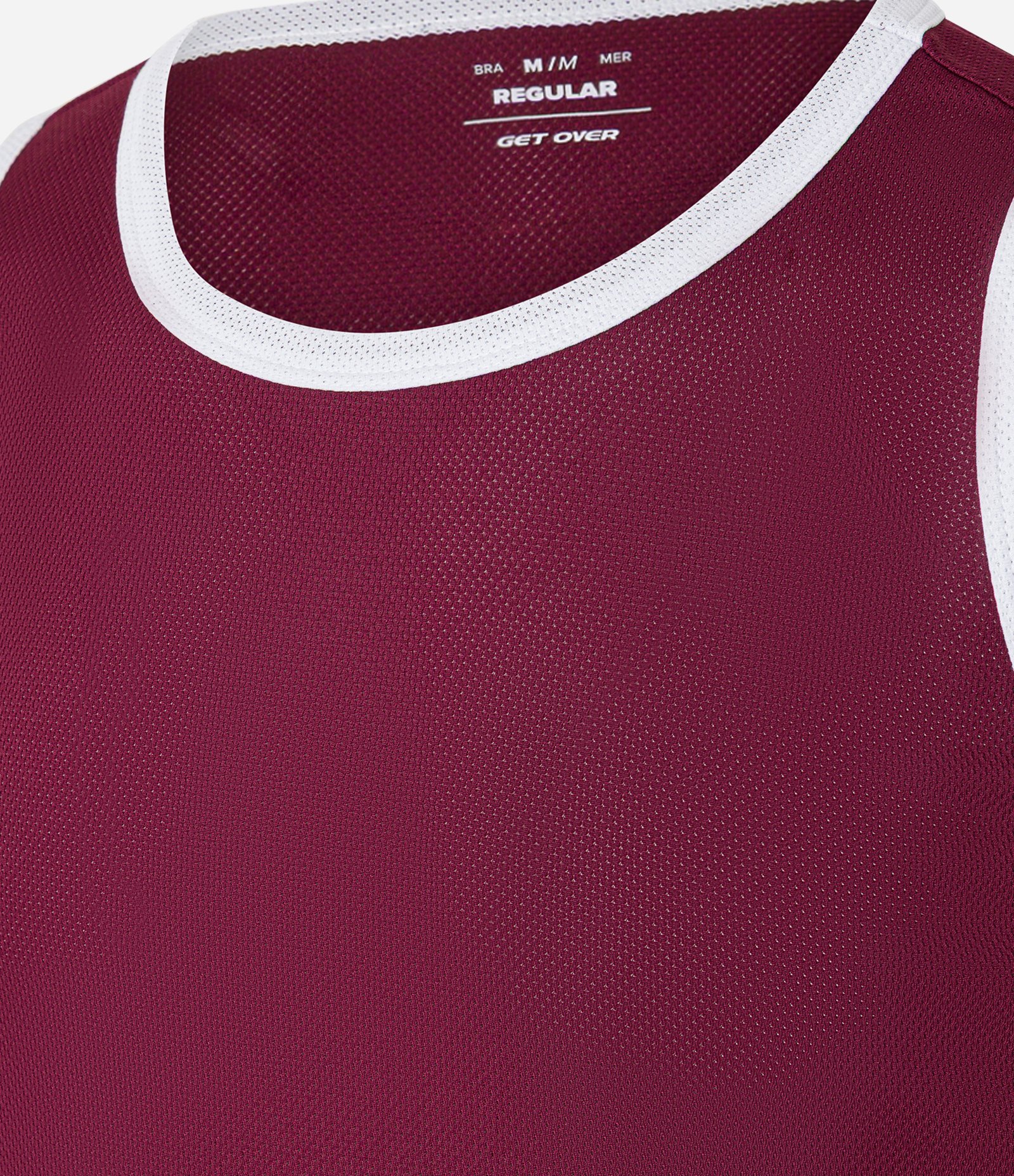 Regata Esportiva Regular com Tecnologia Dry e Viés Contrastante Bordo 5