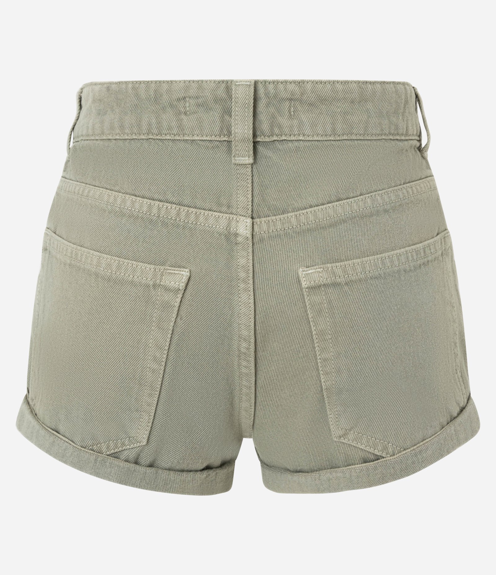 Short em Sarja com Recorte no Bolso e Pingente de Sorvete Verde 8