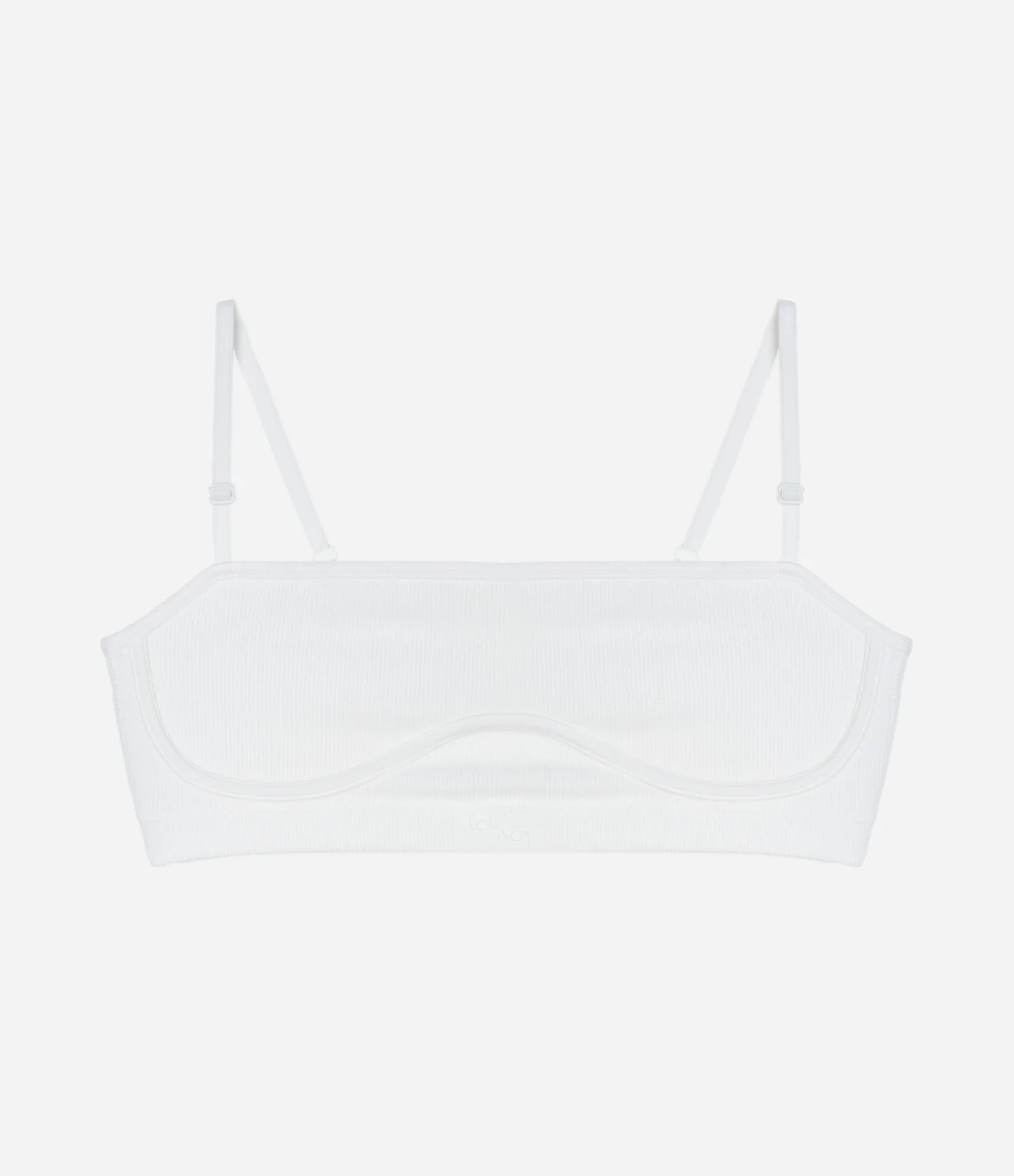 Sutiã Top Seamless Texturizado Branco 1