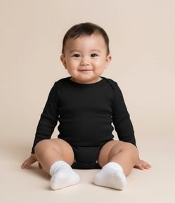 Body Infantil em Cotton Básico - Tam RN a 18 meses