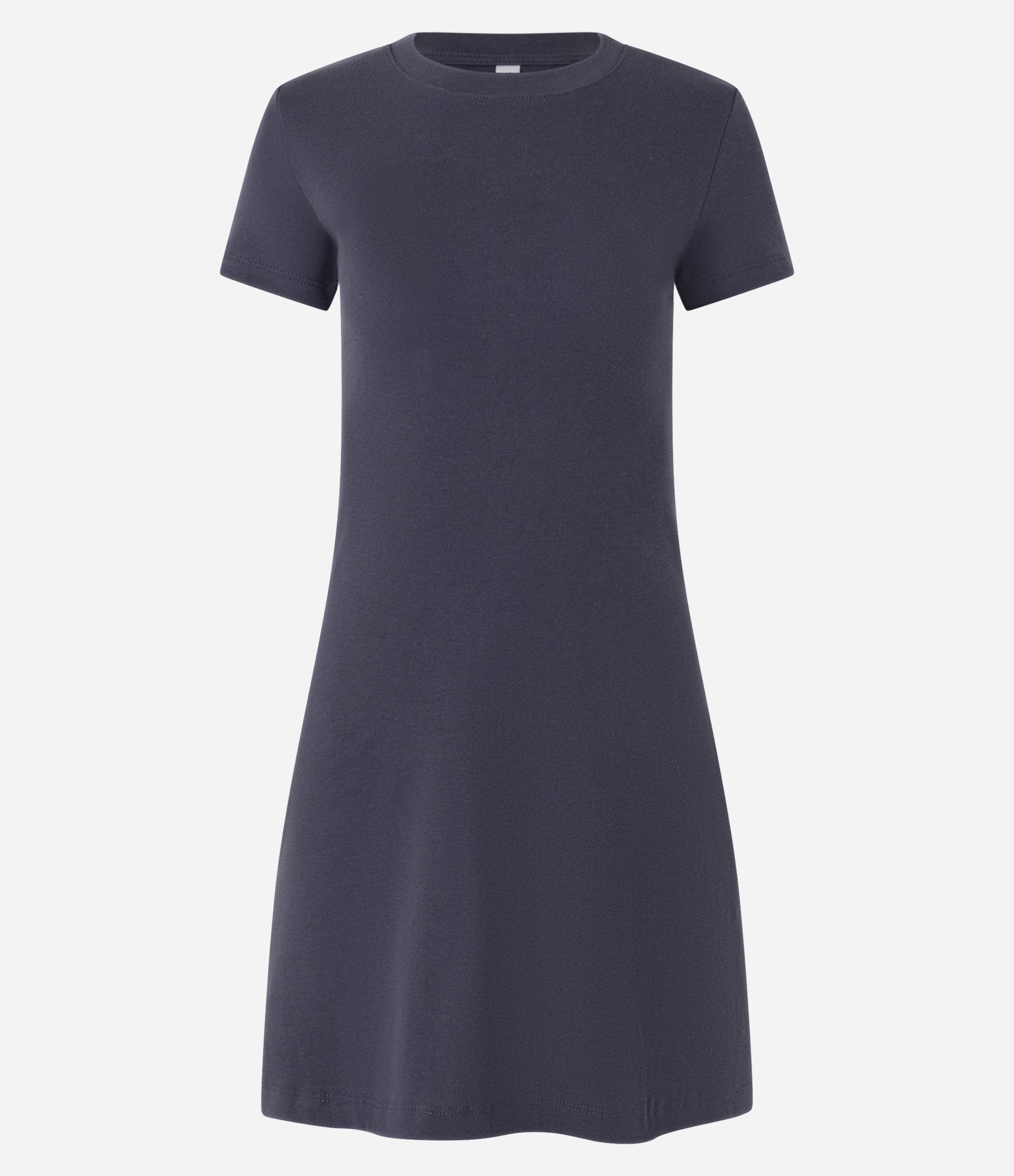 Vestido Curto em Ribana Básico Azul 4