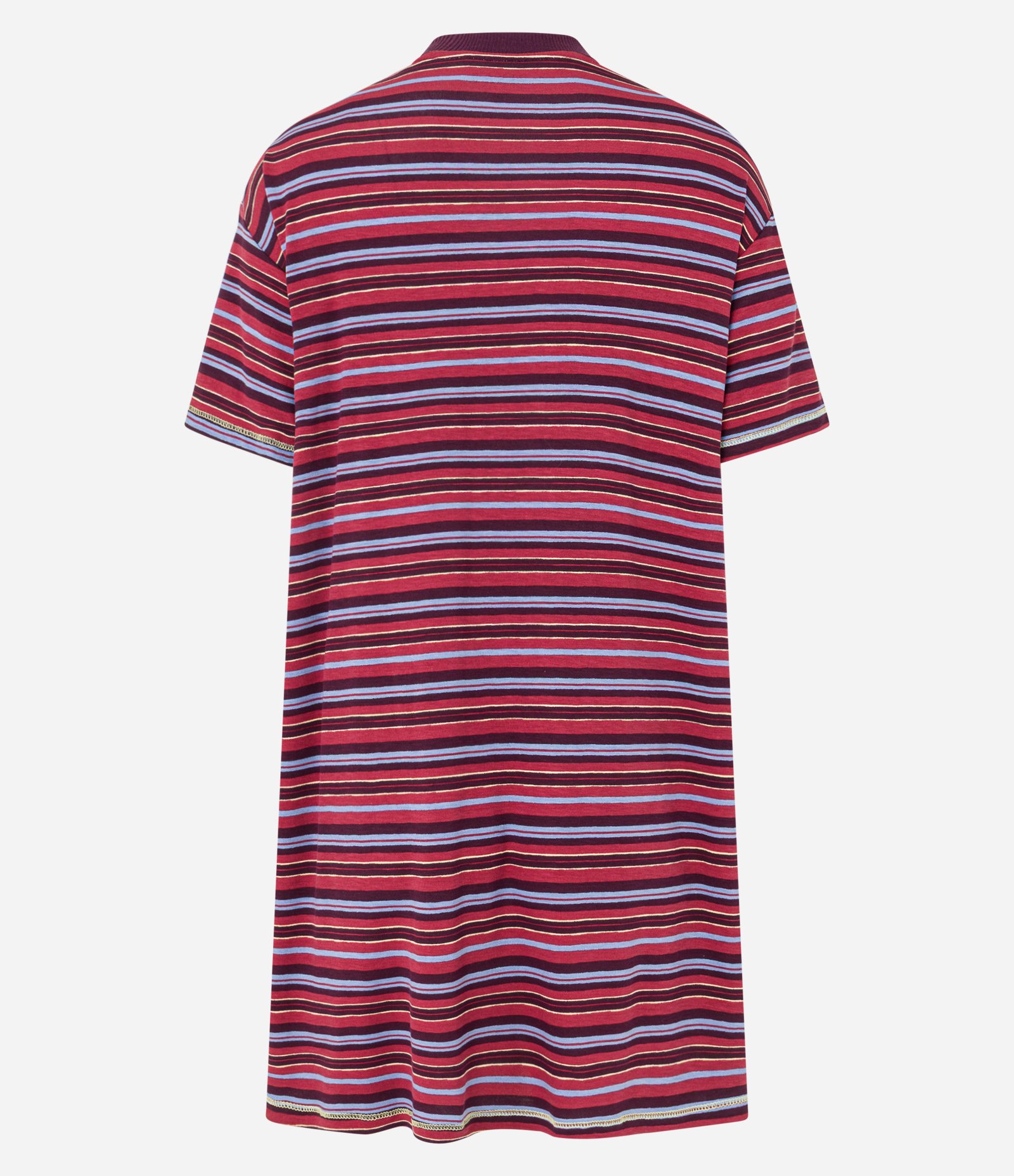 Camisola em Viscose Listrada com Estampa da Luminária Pixar Vermelho 4