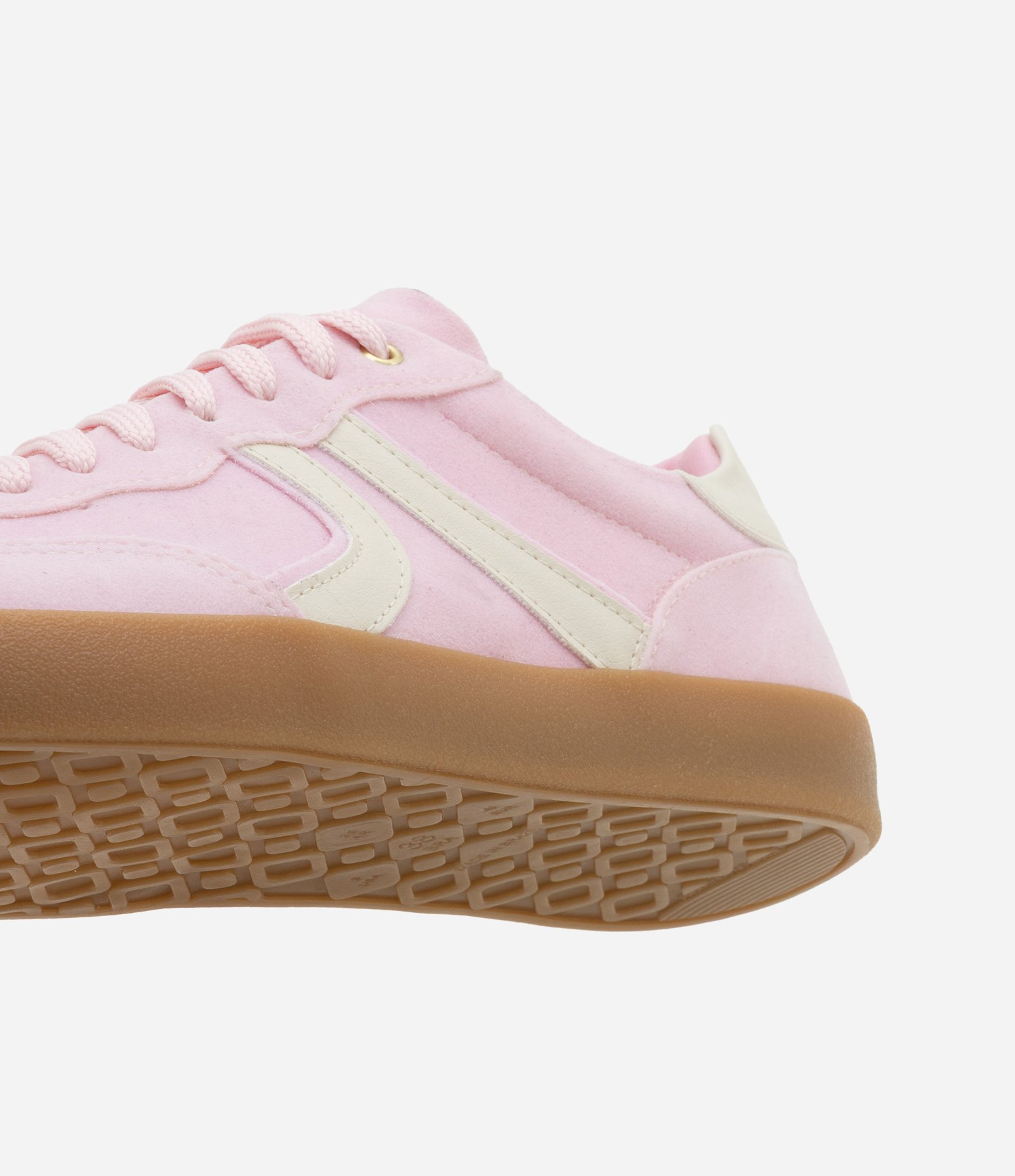 Tênis Chuteira com Efeito Camurça Rosa 3