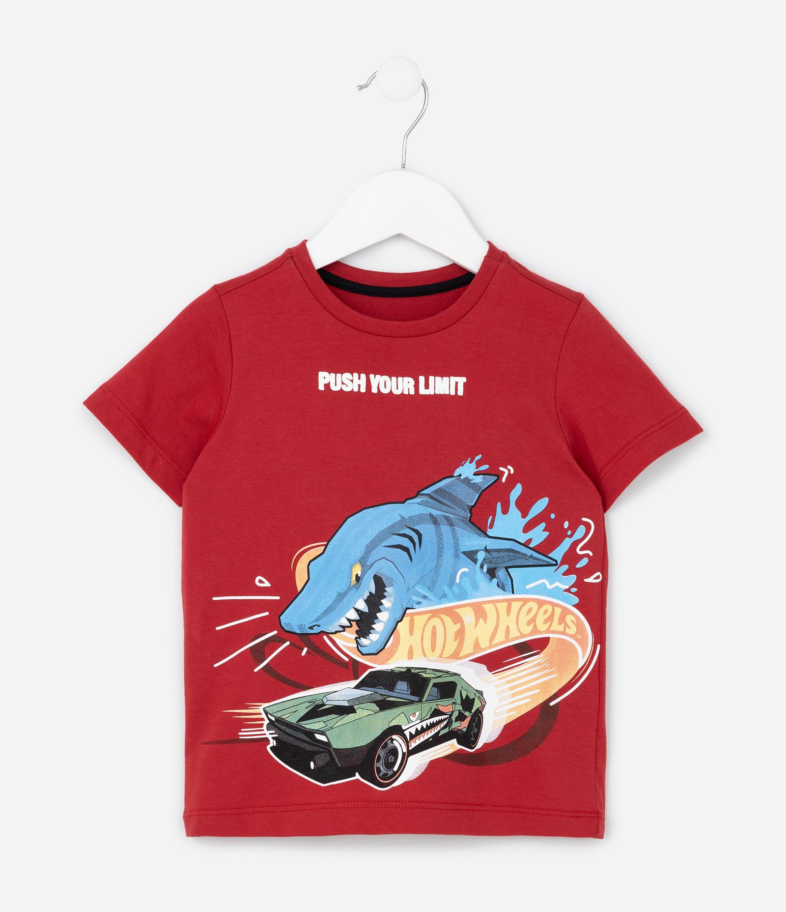 Pijama Infantil com Estampa Hot Wheels - Tam 2 a 6 Anos Vermelho 2
