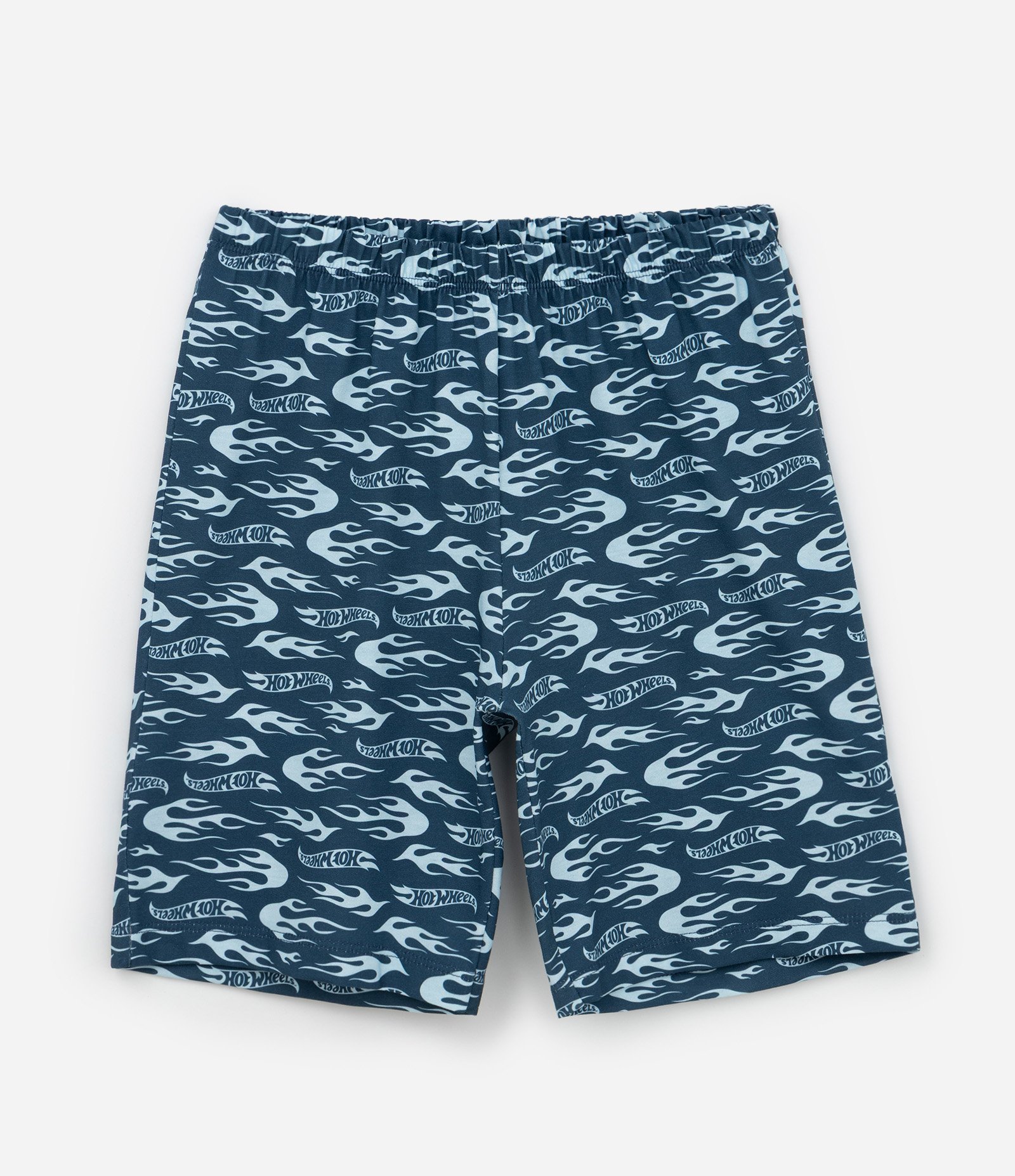 Pijama Infantil com Estampa Hot Wheels - Tam 7 a 14 Anos Azul 4