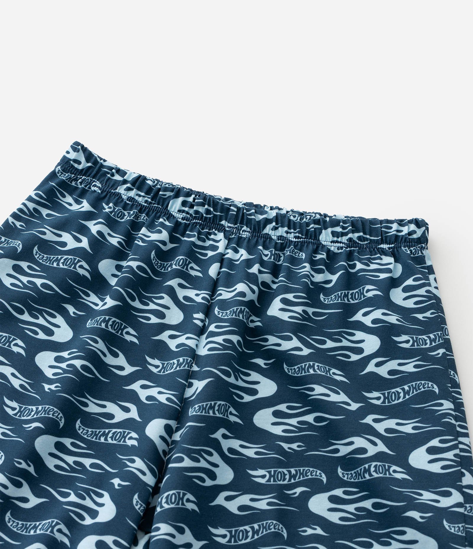 Pijama Infantil com Estampa Hot Wheels - Tam 7 a 14 Anos Azul 7
