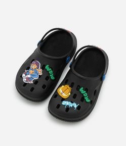 Sandália Babuche Infantil com Patch Garfield - Tam 27 ao 34