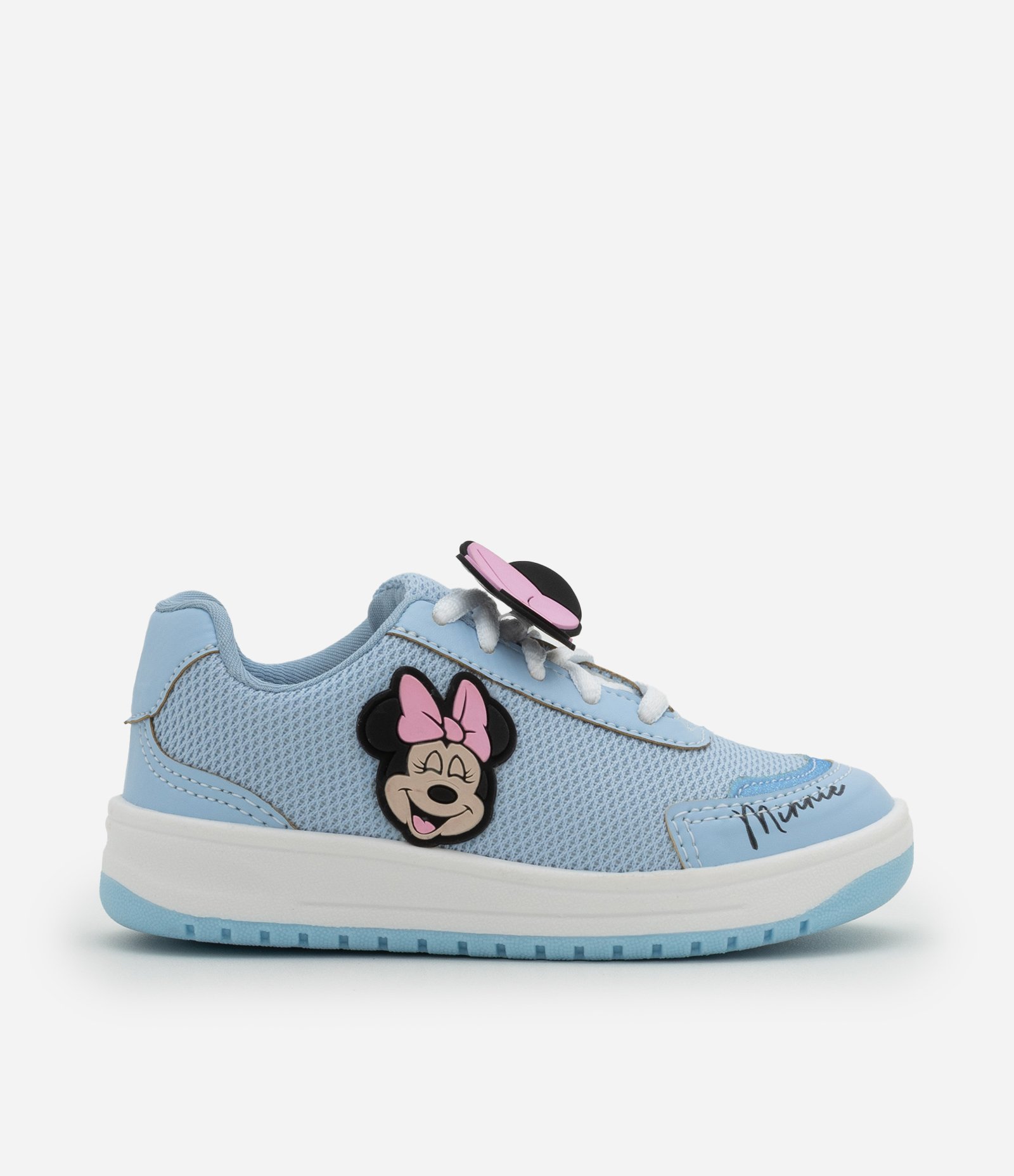 Tênis Infantil com Estampa Minnie - Tam 20 ao 28 Azul 6