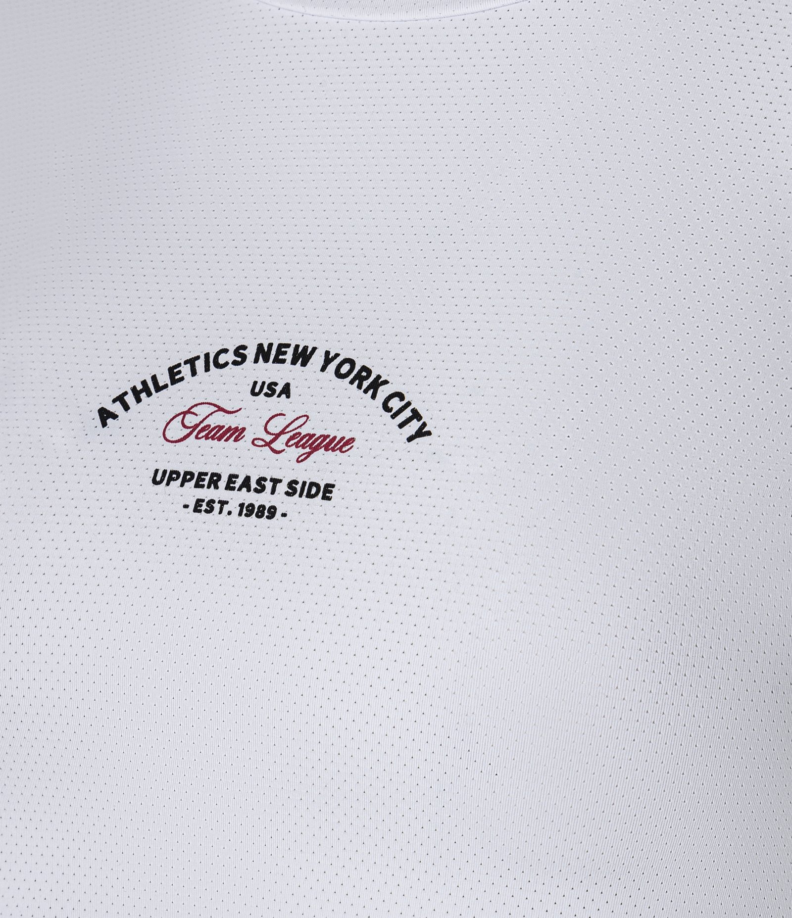 Camiseta Cropped Esportiva com Tecnologia Dry e Estampa Athletics Branco 5