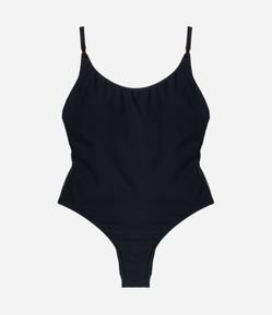 Maiô em Microfibra com Aviamento nas Alças