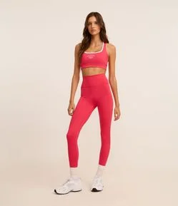 Calça Legging Esportiva em Microfibra Pesada com Bolso Funcional