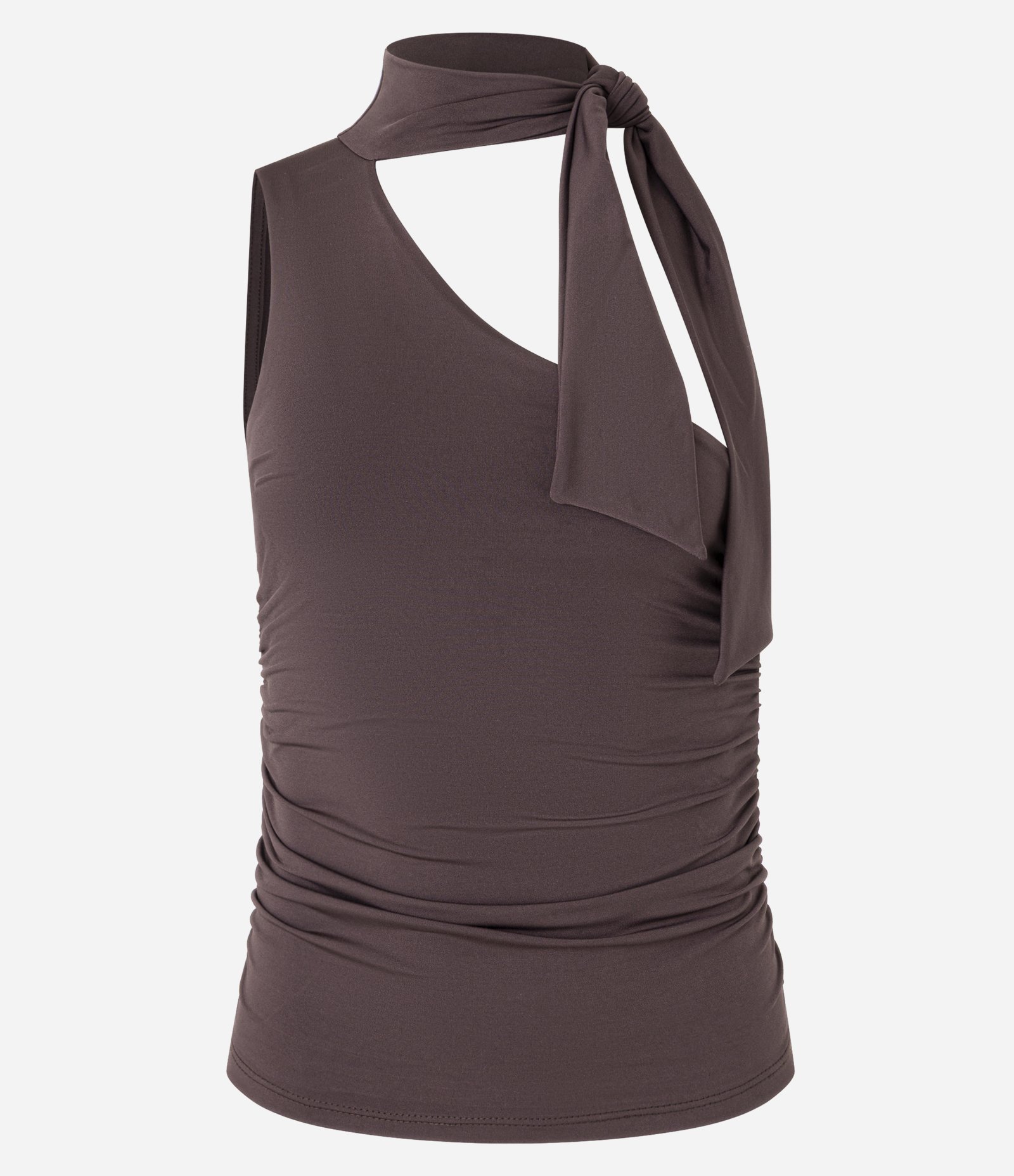 Blusa Ombro Só com Amarração na Gola 6